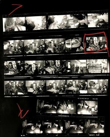 Robert Frank The Americans, Contact Sheet 10 of 81. 1958/2009.