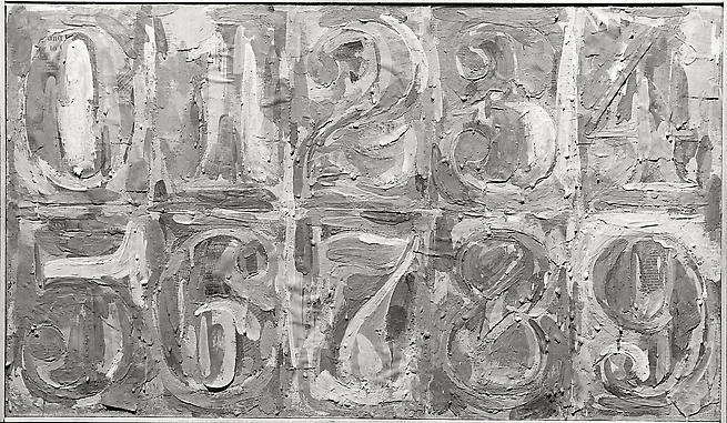 Numbers 1-9, Charles Uht, 8x10 Silver Gelatin Print