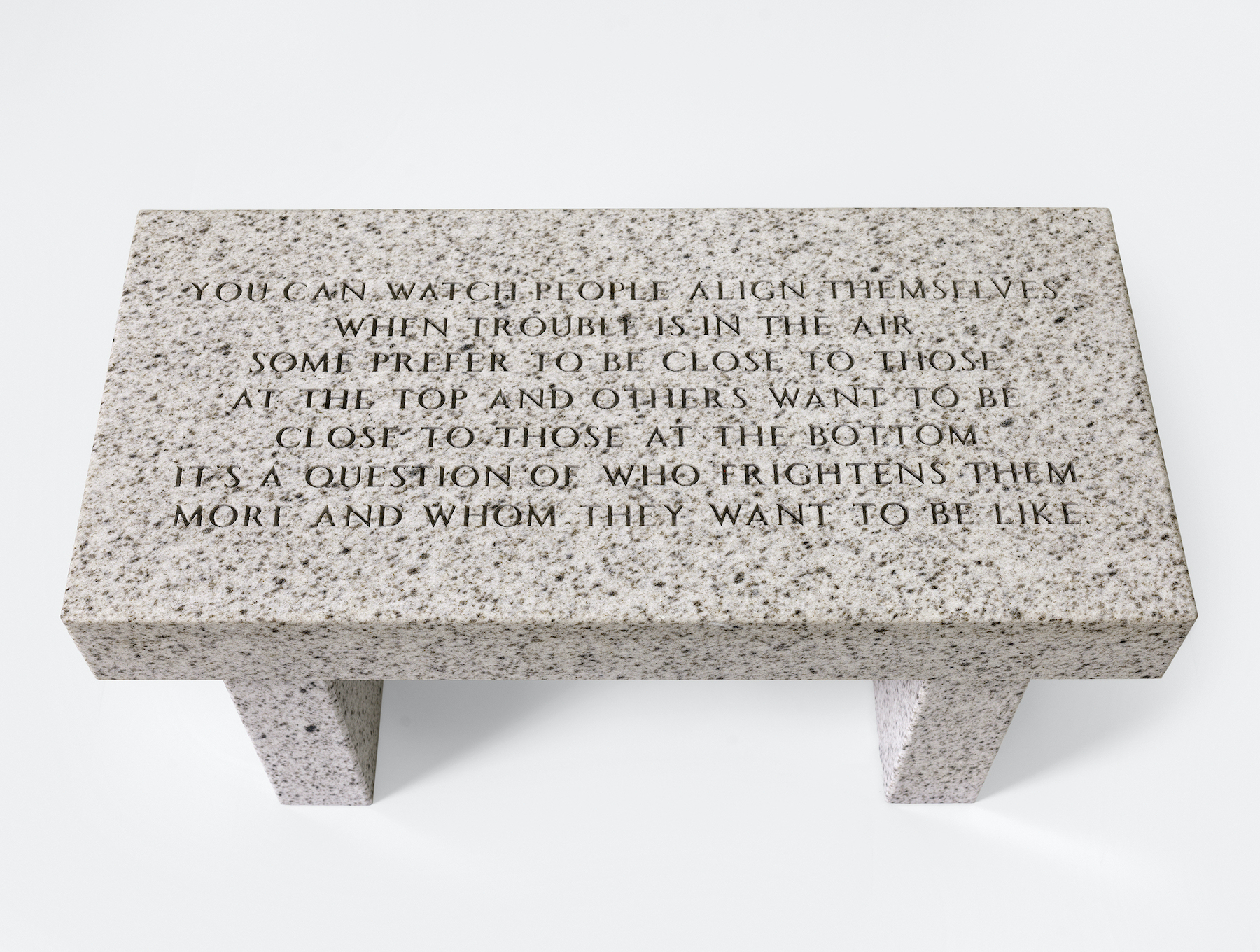 HO.38917 UNTITLED FROM THE LIVING SERIES: YOU CAN WATCH PEOPLE ALIGN THEMSELVES...