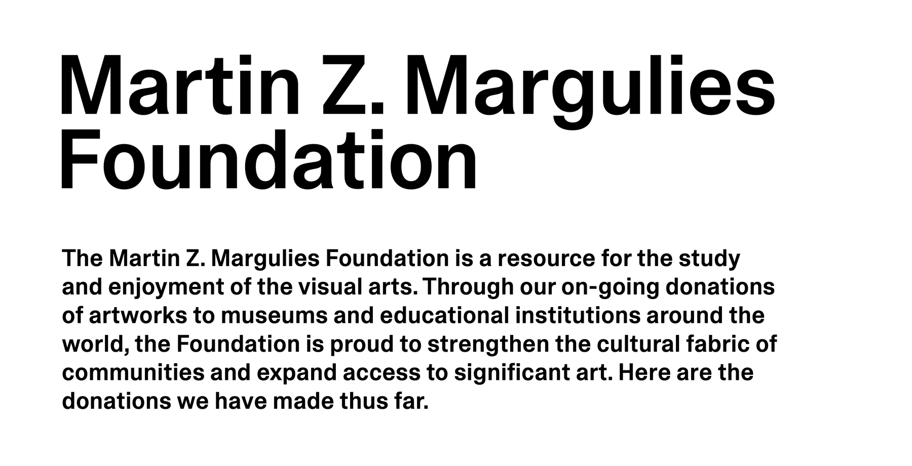 Home - Margulies Collection