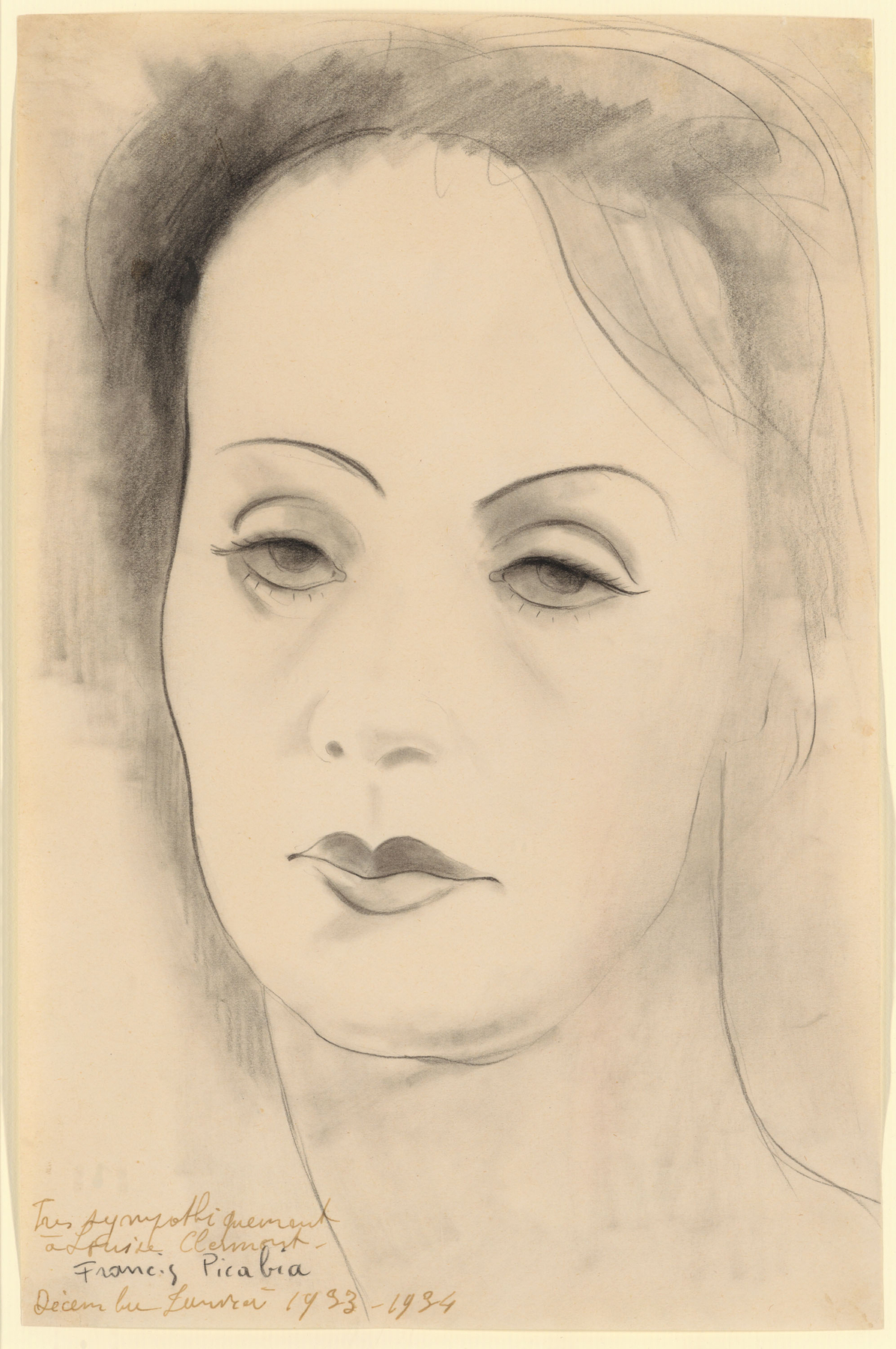Francis Picabia

&amp;ldquo;Untitled (Portrait de Greta Garbo)&amp;rdquo;, ca. 1933-1934

Pencil on paper

11 1/2 x 7 1/2 inches

29.5 x 19.5 cm

PIZ 161