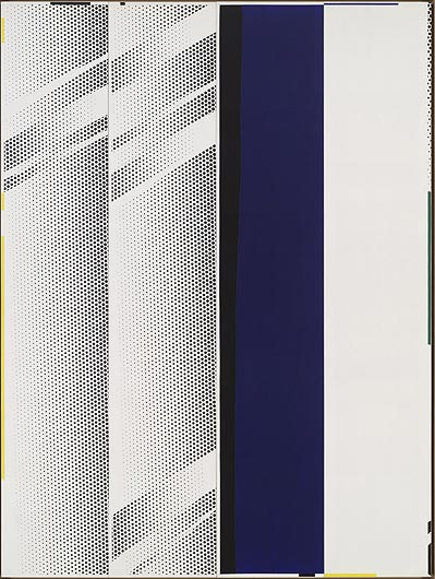 ROY LICHTENSTEIN Mirror Four Panels #1