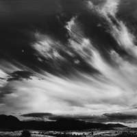 Moon and Clouds, Northern California