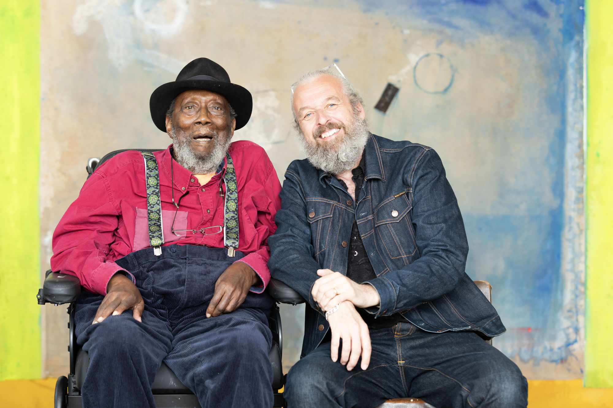 Sir Frank Bowling and John Bunker, 2024 by Antonio Parente