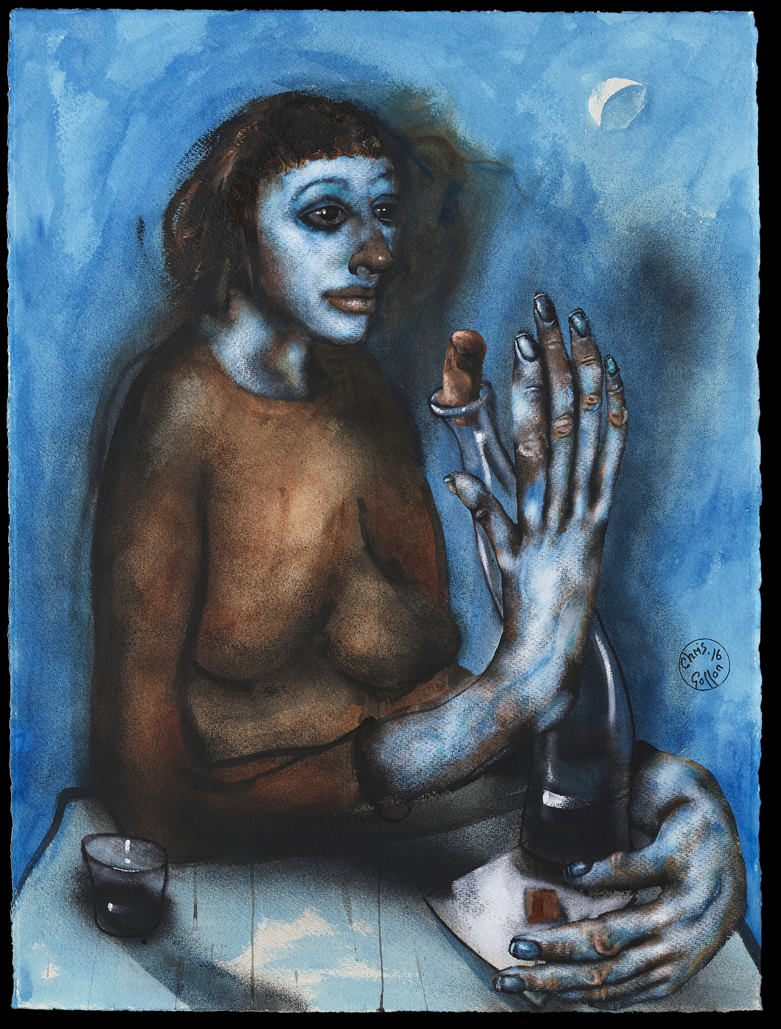 Chris Gollon, Study on Paper (V) for Gimme Some Wine