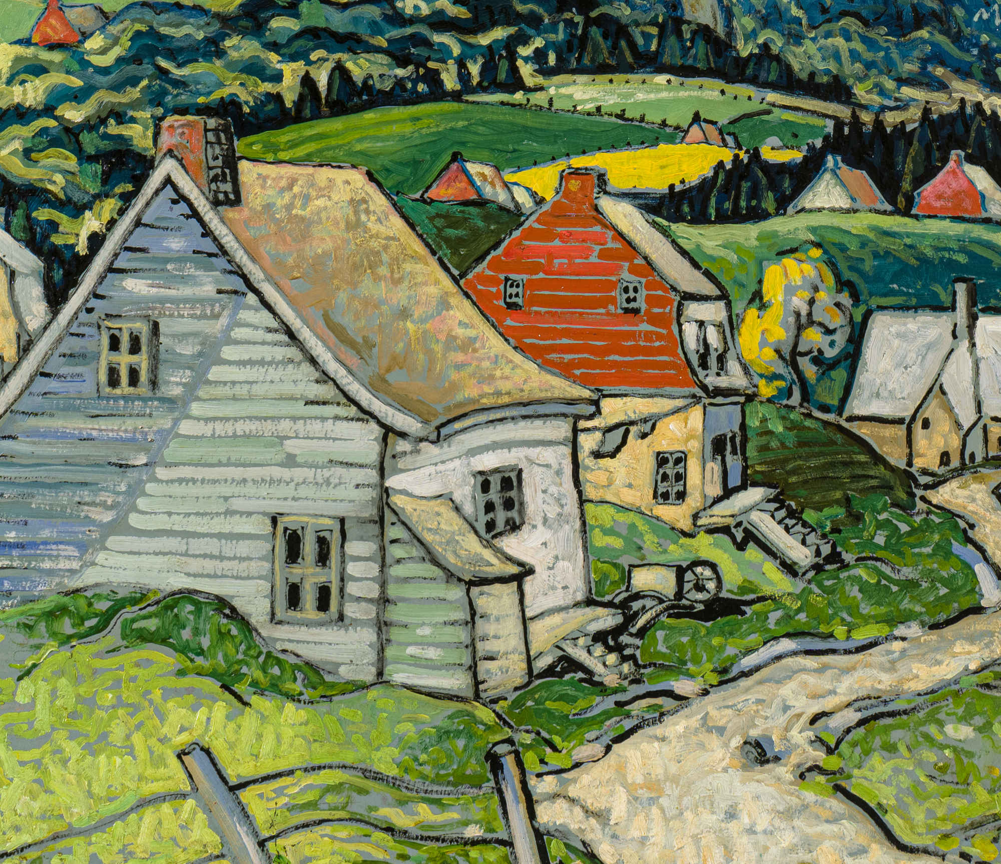 Paysage à Saint-Siméon