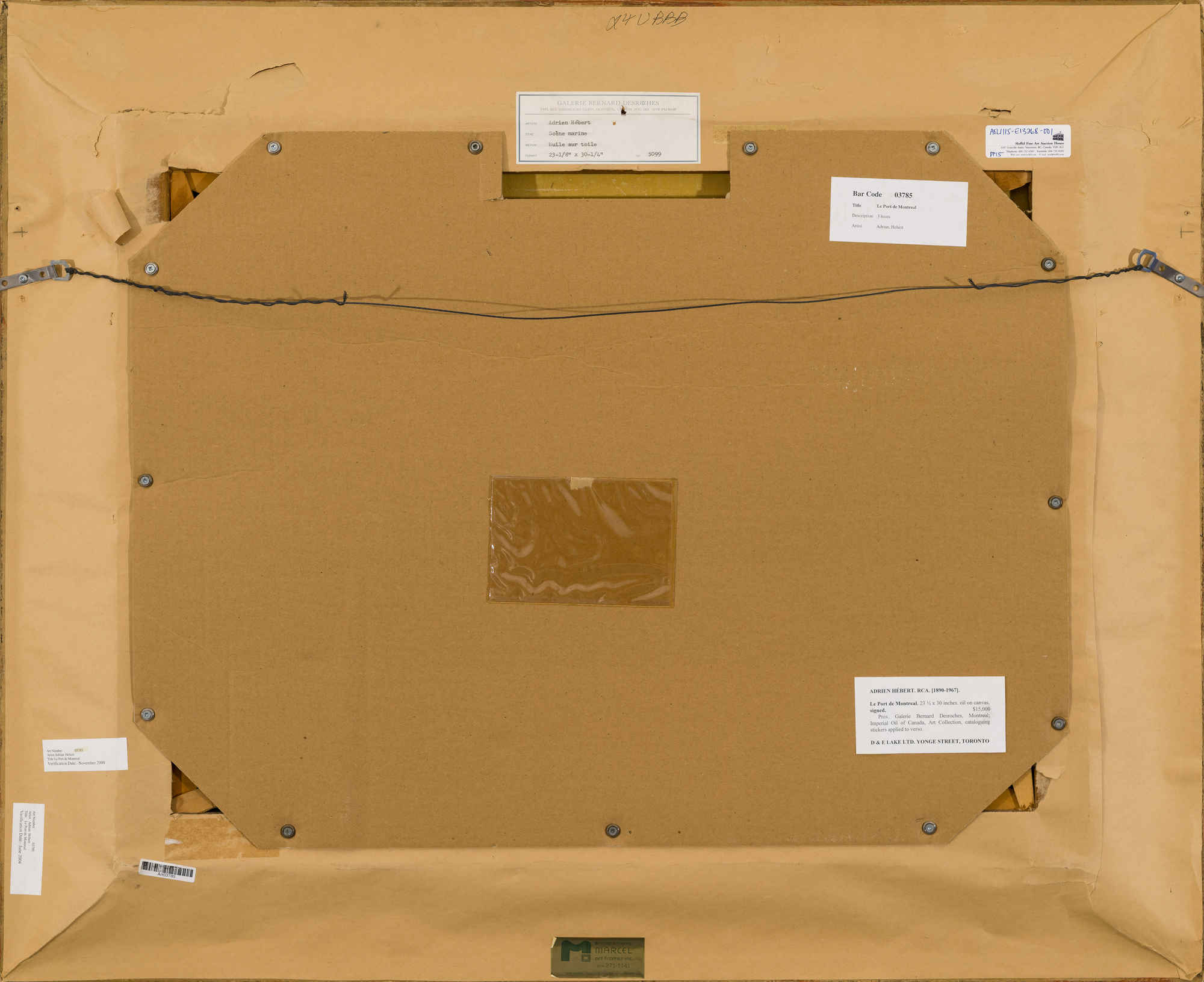 View toward the Port of Montreal