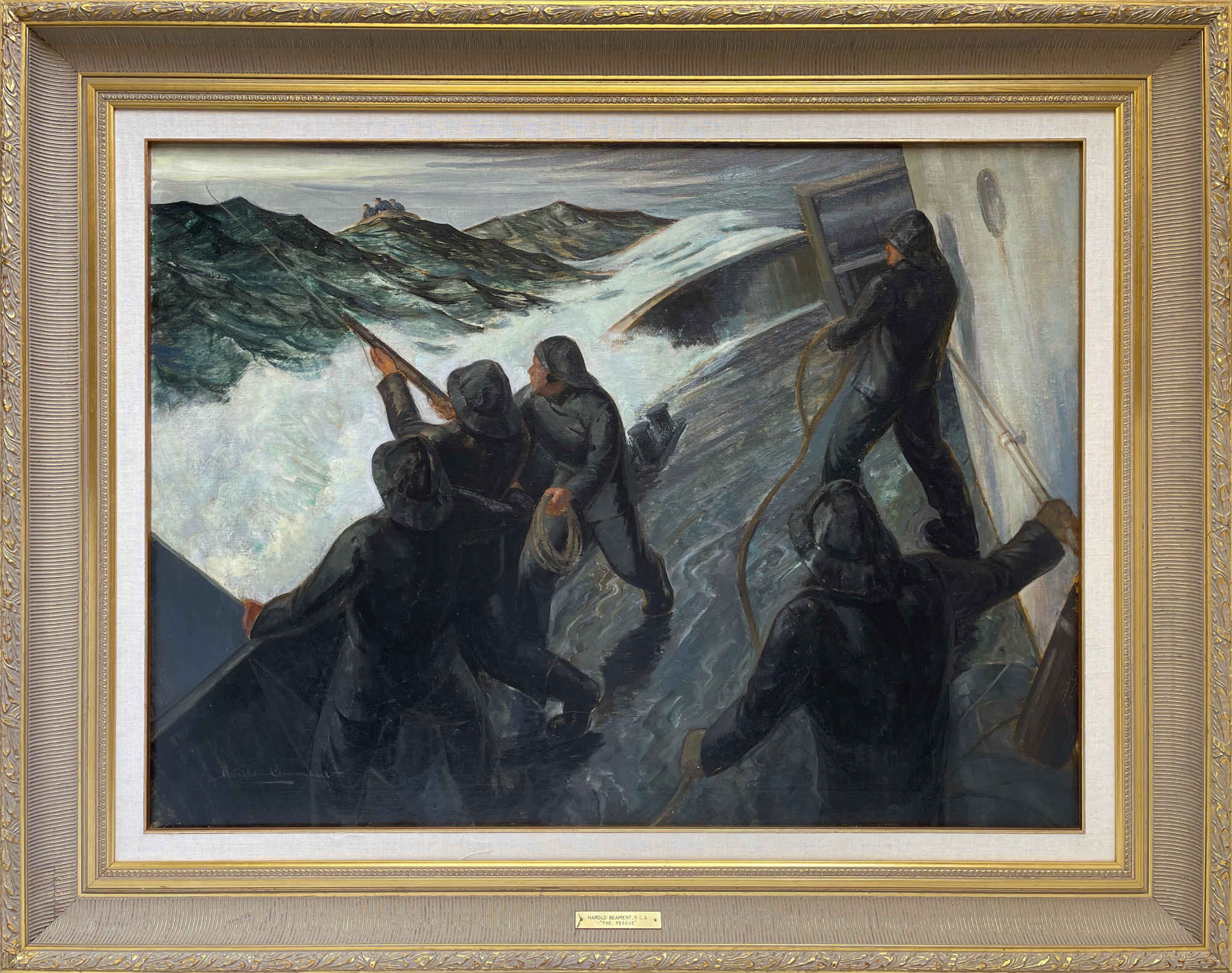 Rescue-Firing a Coston Gun Line