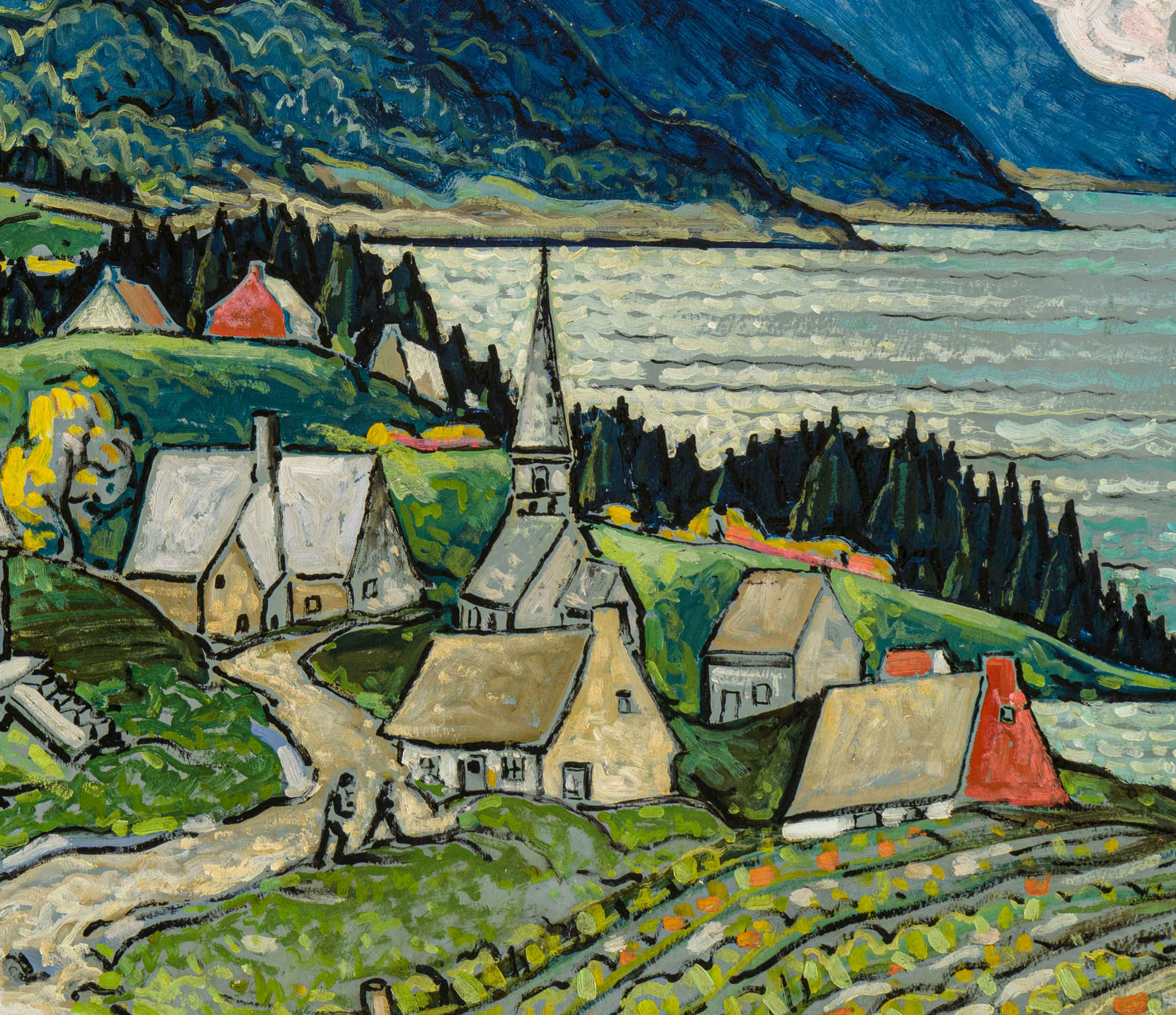 Paysage à Saint-Siméon