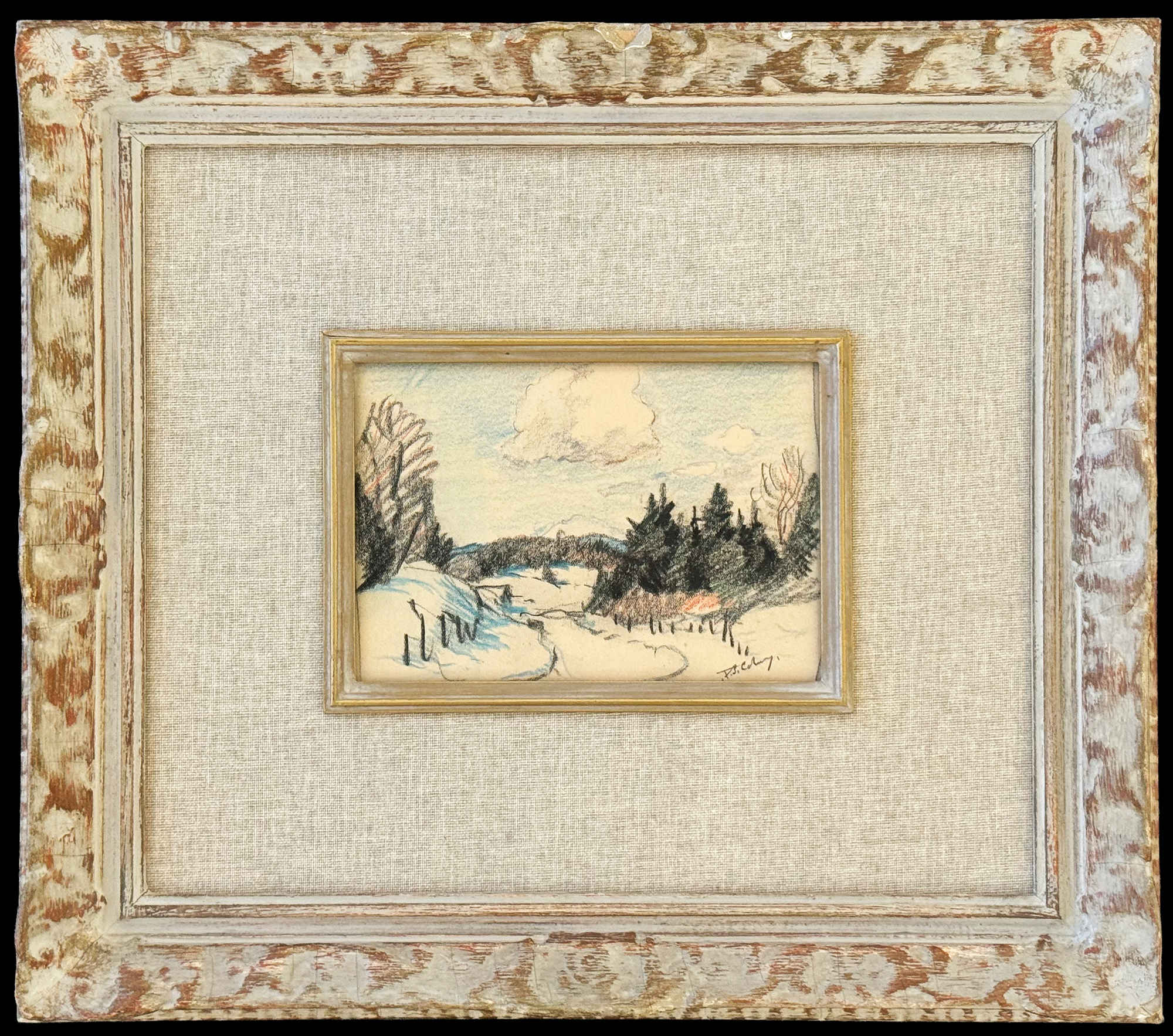 Winter Road Upper Melbourne, Eastern Townships