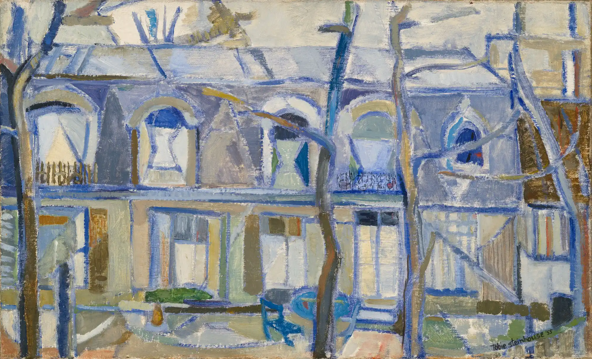 Courtyard in Paris at Montparnasse