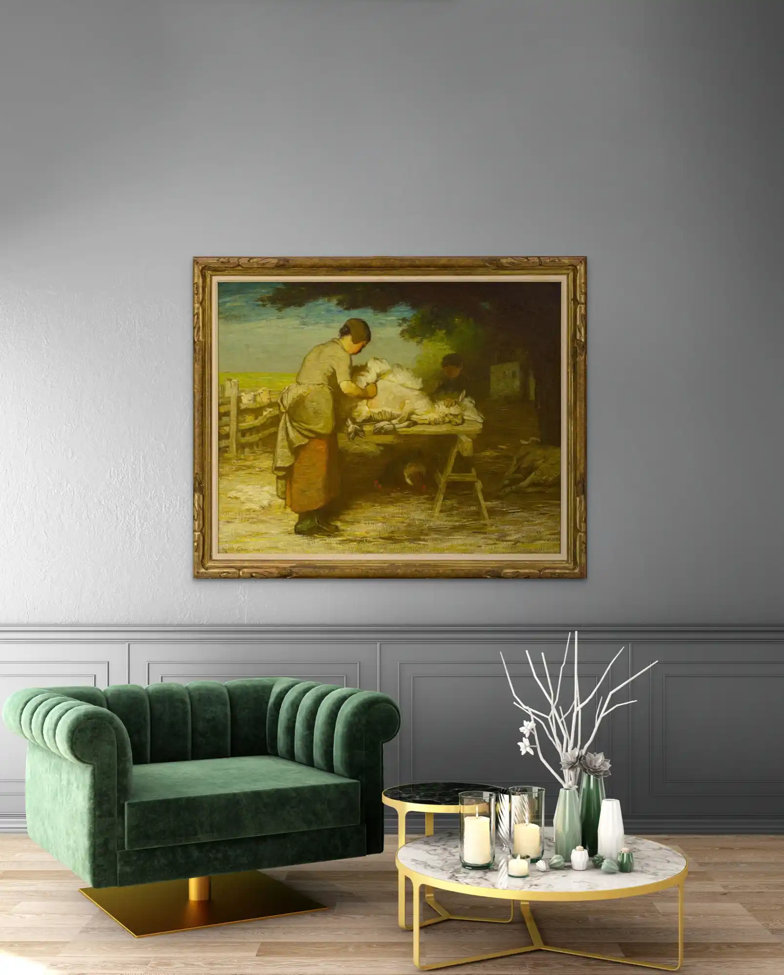 Sheep Shearing, Île d’Orléans