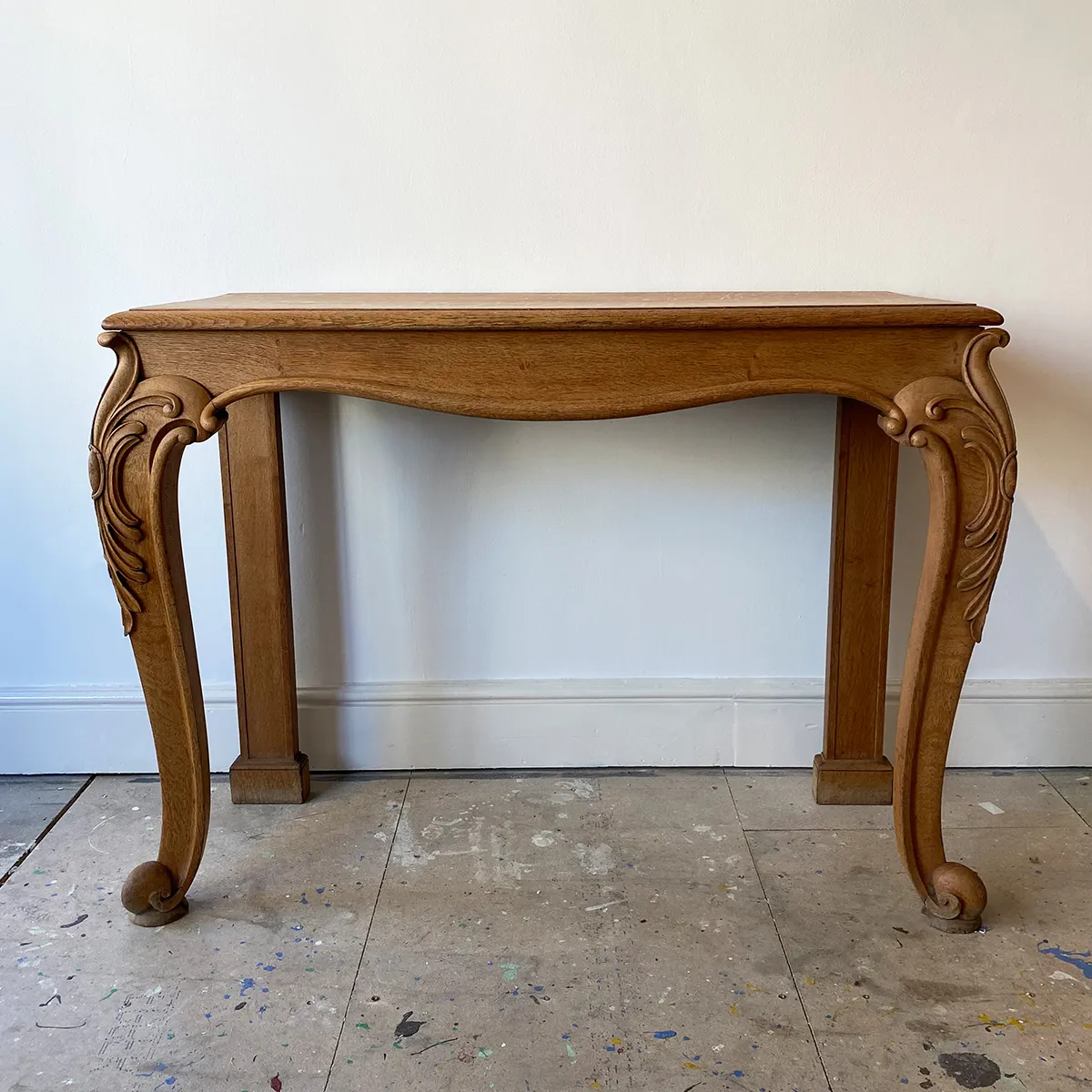 Oak Console Table,