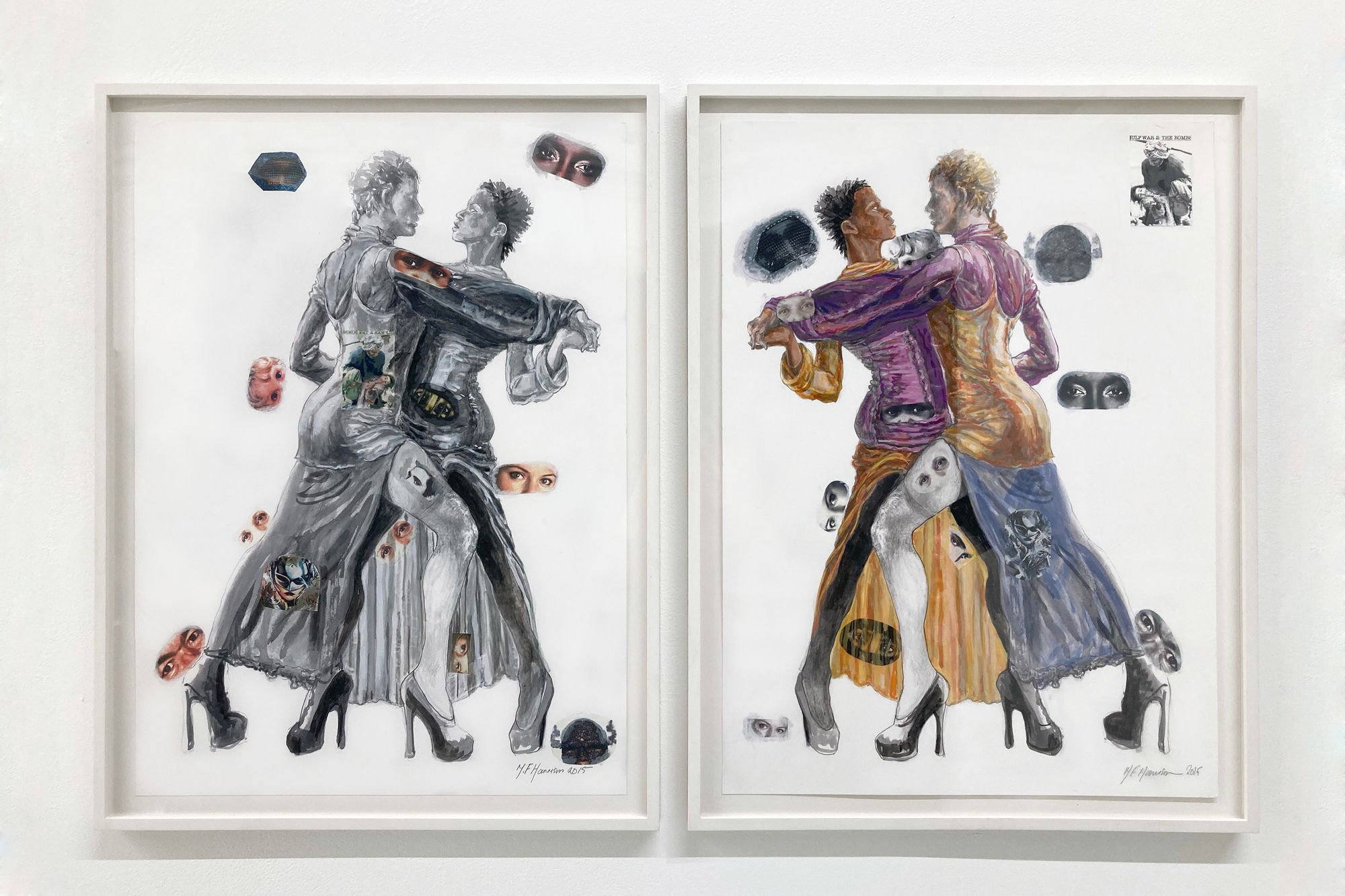 Margaret Harrison, Can't take my eyes of you, 2015