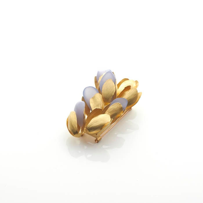 Kayo Saito, Gentian Brooch, 2023
