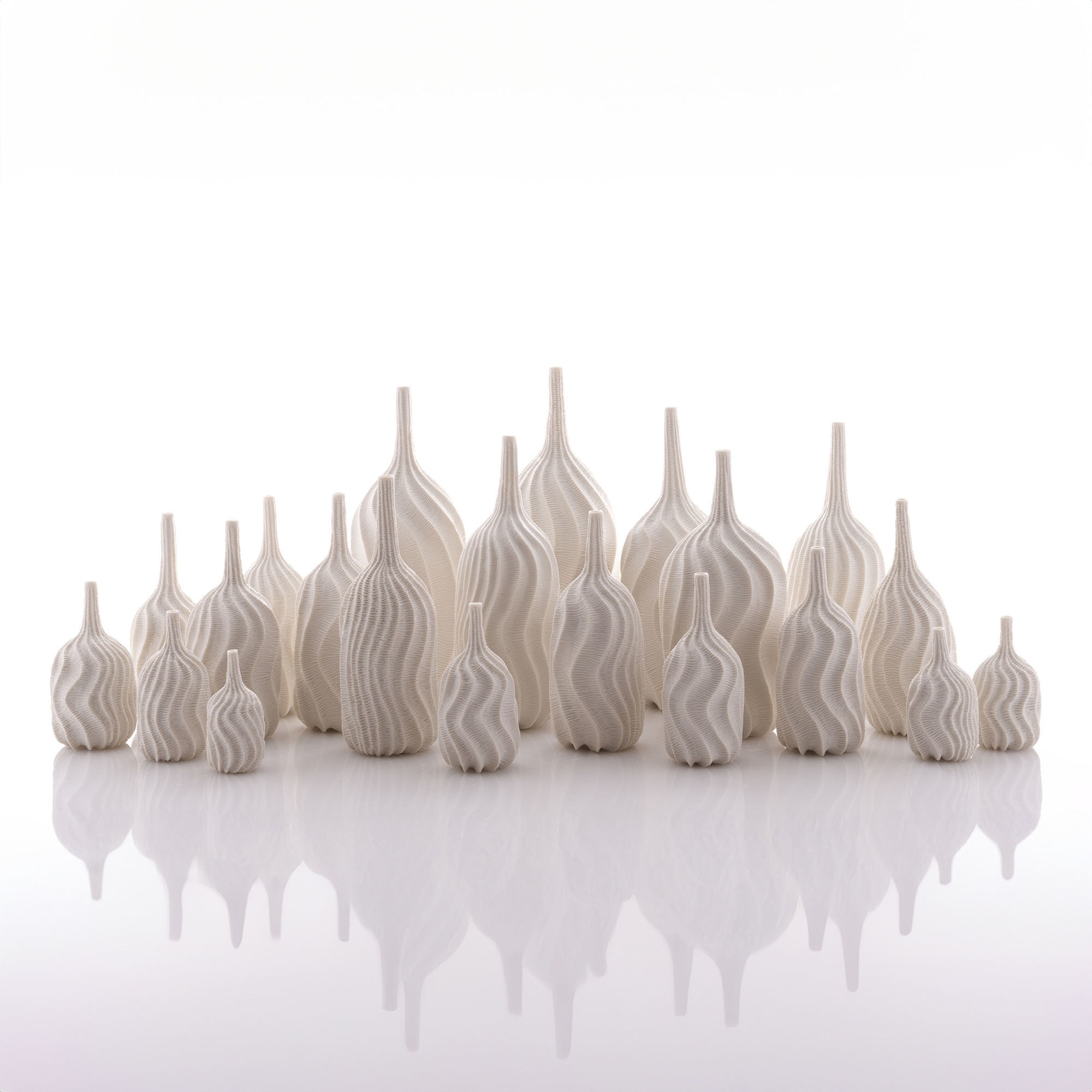 Andrew Wicks, Dune: A Still Life of Twenty One Vases, 2024