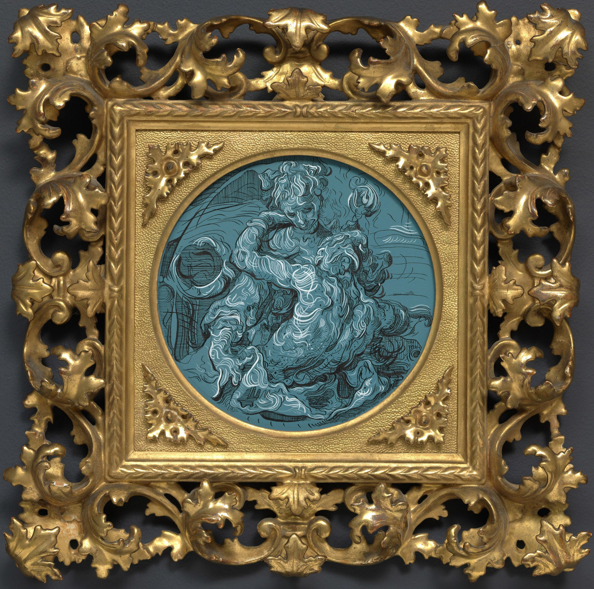 Glenn Brown, The Life of Men, 2017