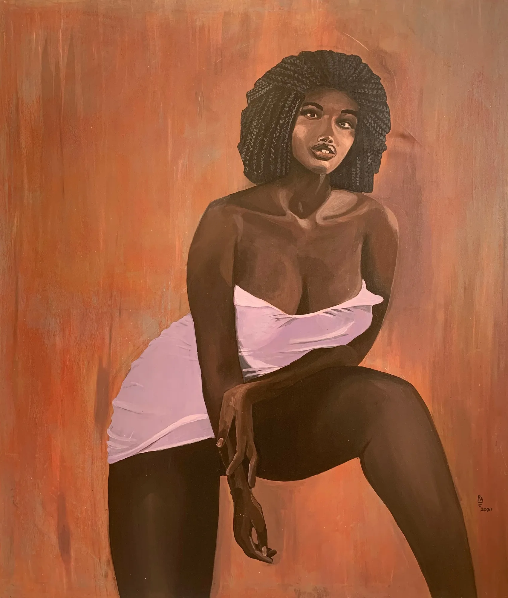 Pamela Enyonu, Just Being, 2021