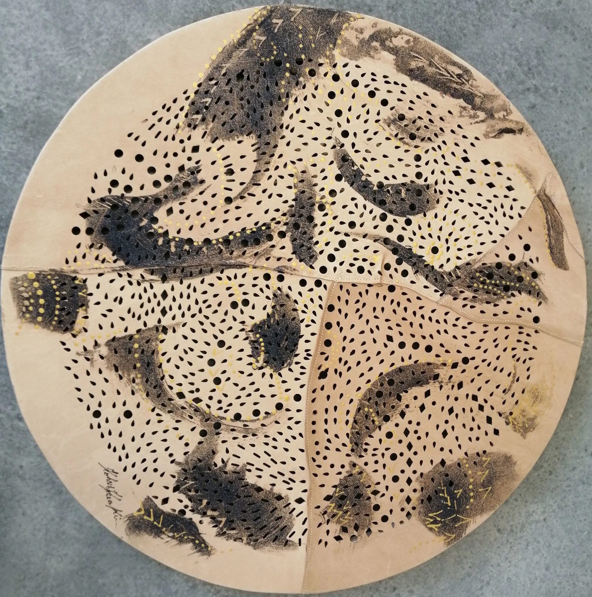 Kohar Kevorkian, No Title darker72cm diameter,, 2017