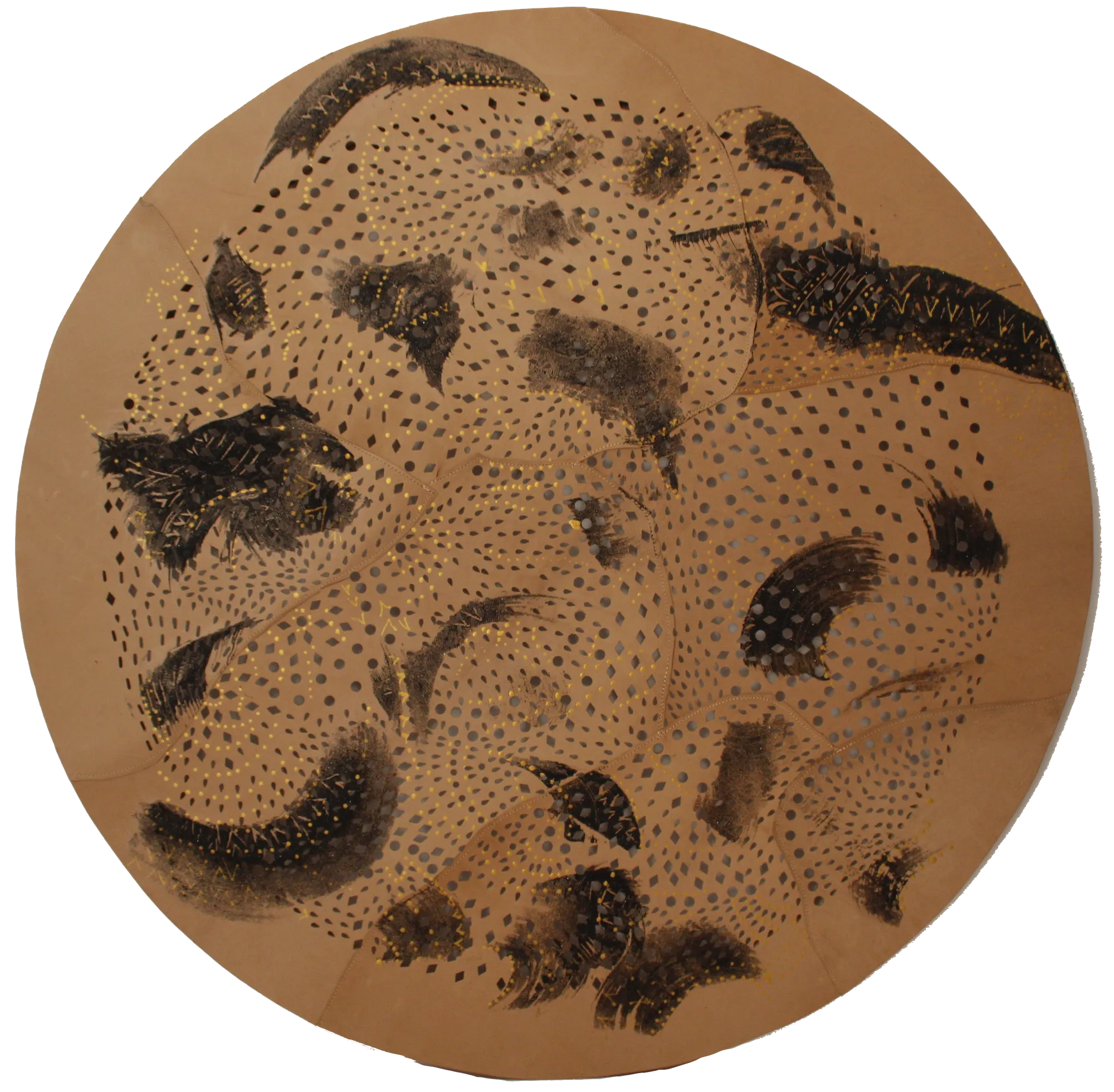 Kohar Kevorkian, No Title darker100cm diameter, 2017