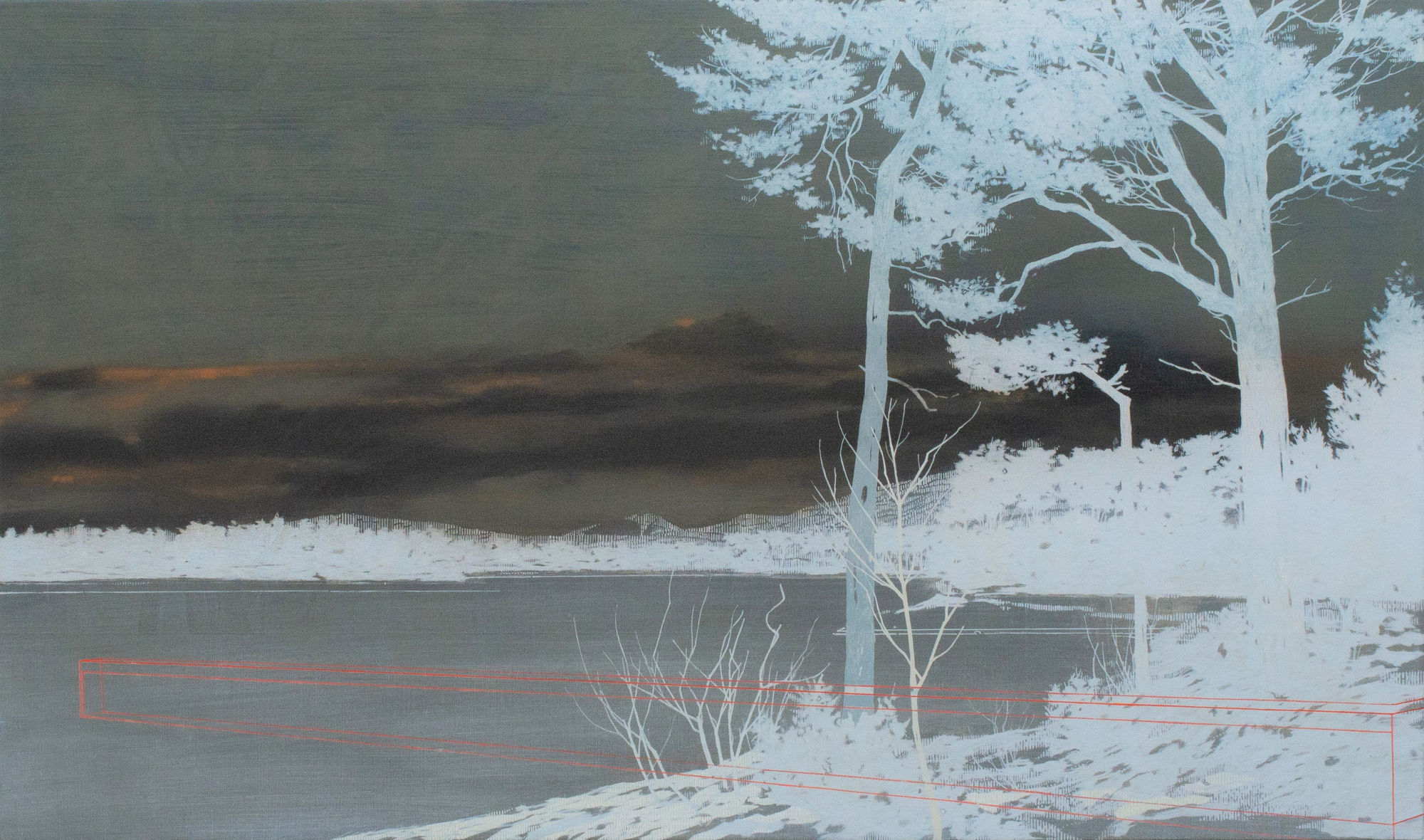 Andrew Mackenzie, Pines by the reservoir