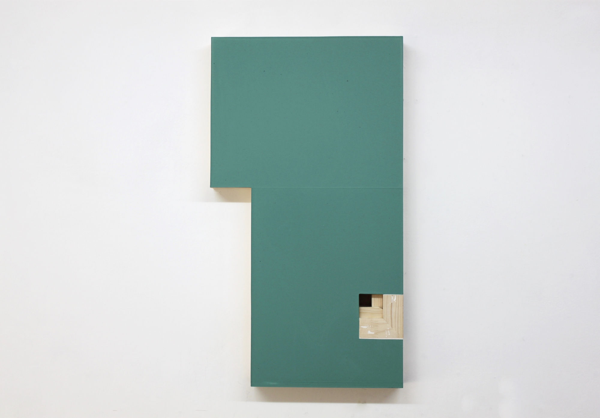 Molly Thomson, Untitled (turquoise, with left turn)