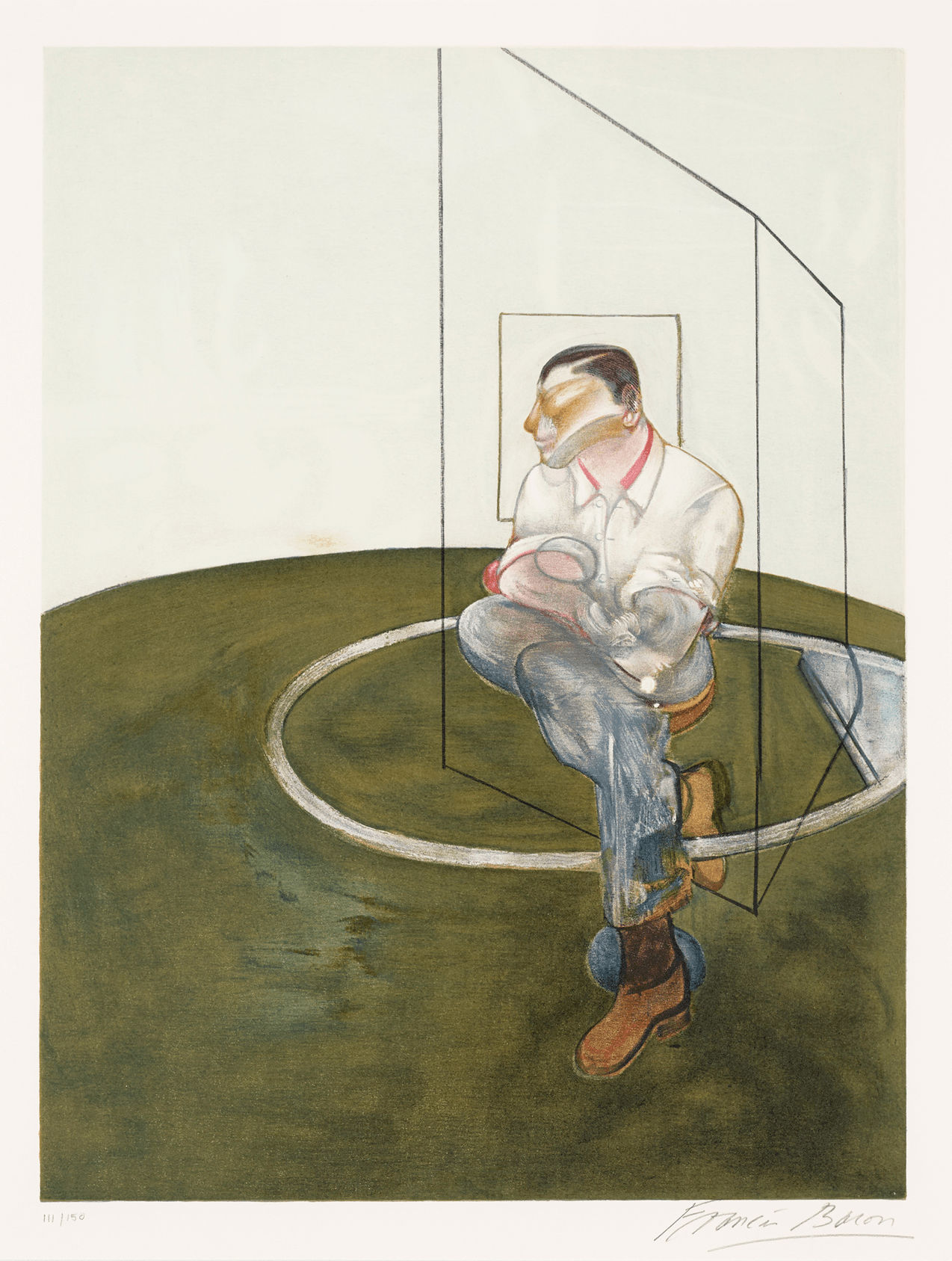Francis Bacon, Etude pour un portrait de John Edwards (s.9480)) Study for a Portrait of John Edwards, 1986