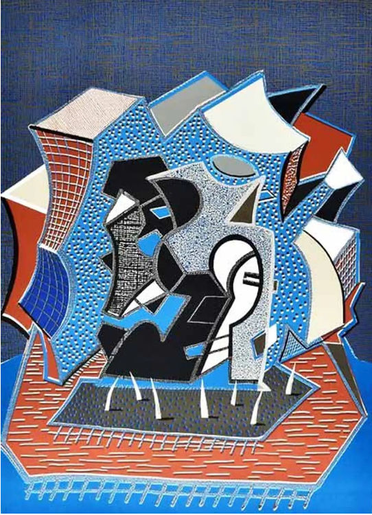 David Hockney, Tres (Part III), 1990