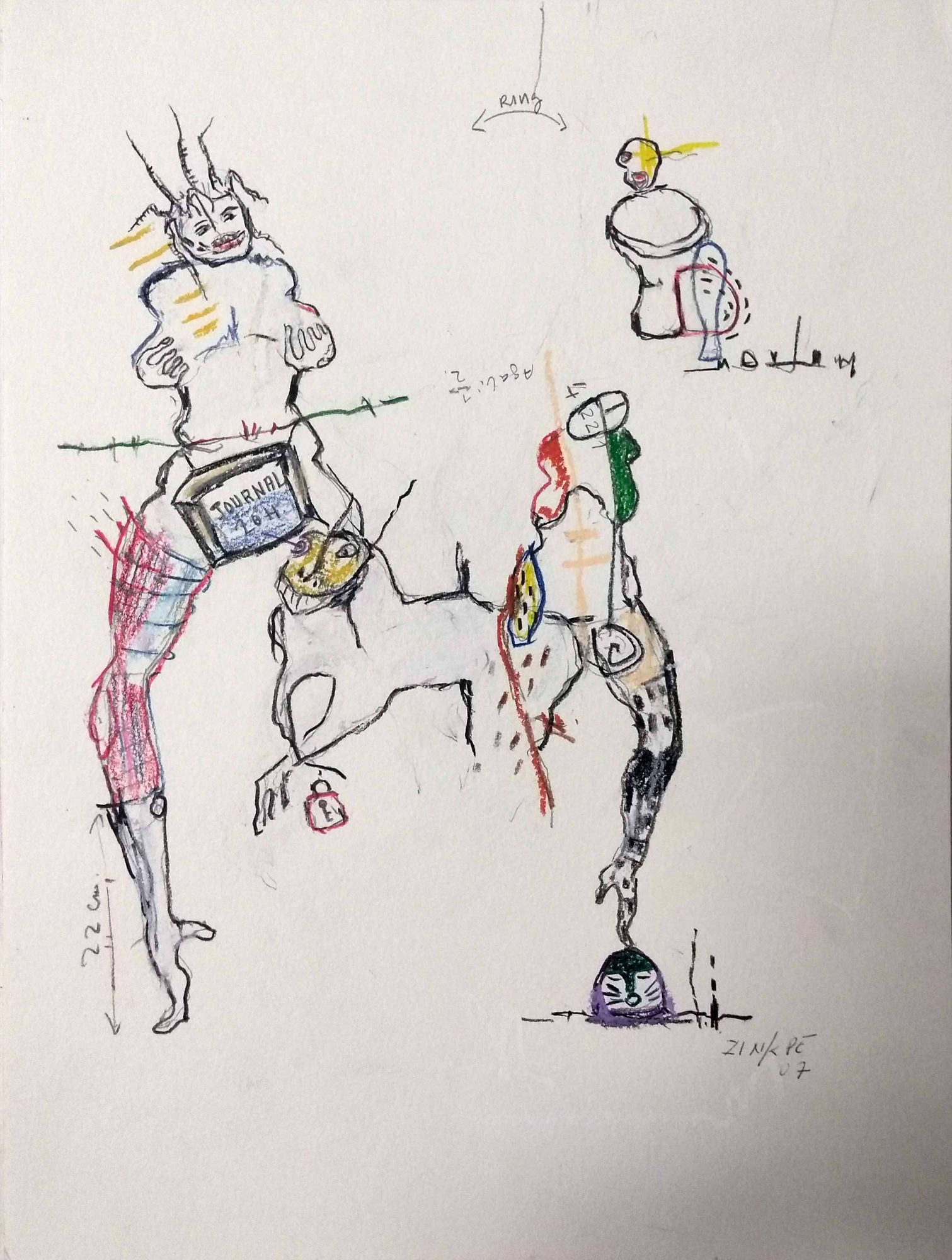 Dominique Zinkpè, untitled, 2007