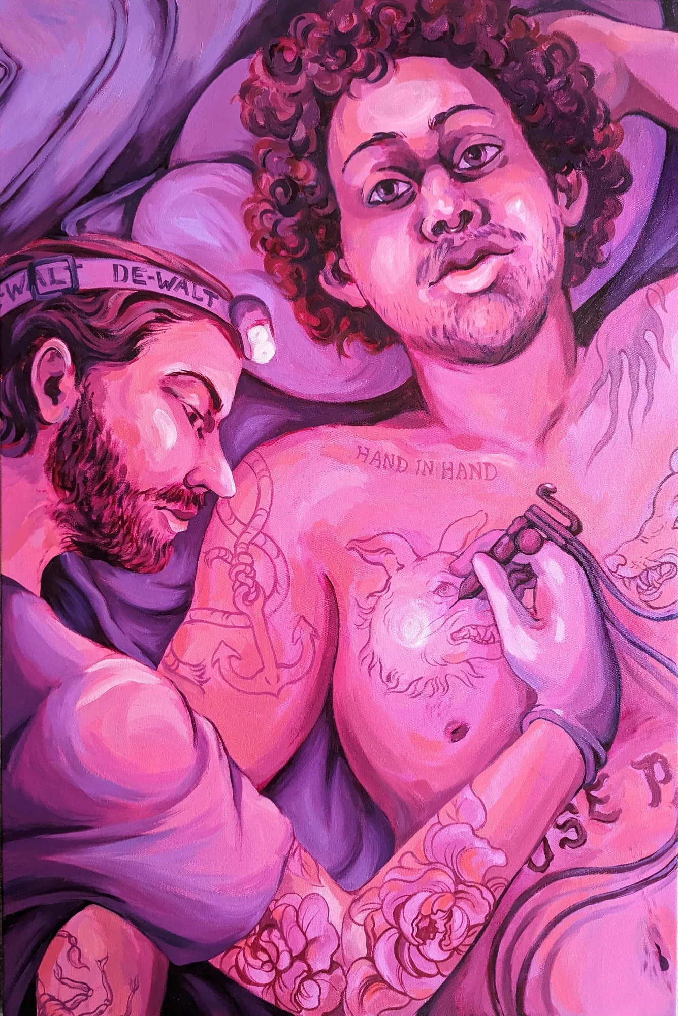 Elijah Kauffman, Hold Still (in purple), 2023