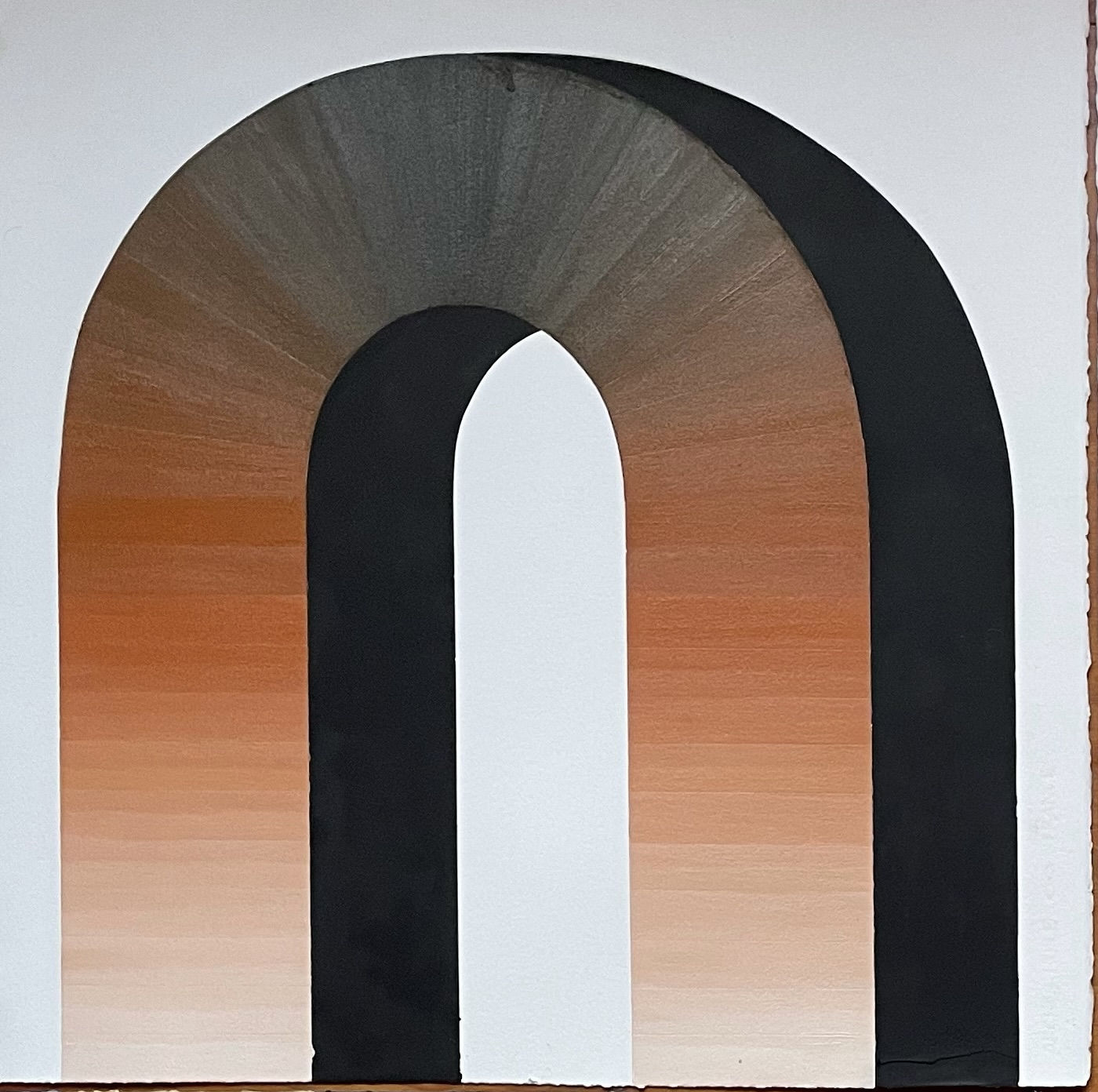 Stella Alesi, The Shape- Orange Orchre, 2022