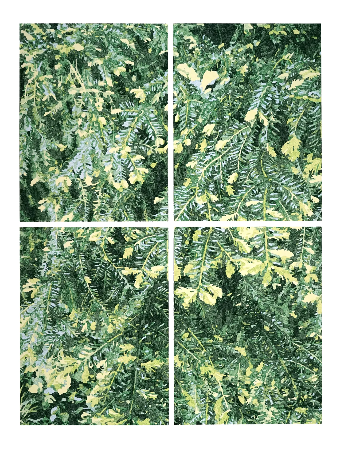 Camille Warmington, Chenonceau No. 1-4, 2019