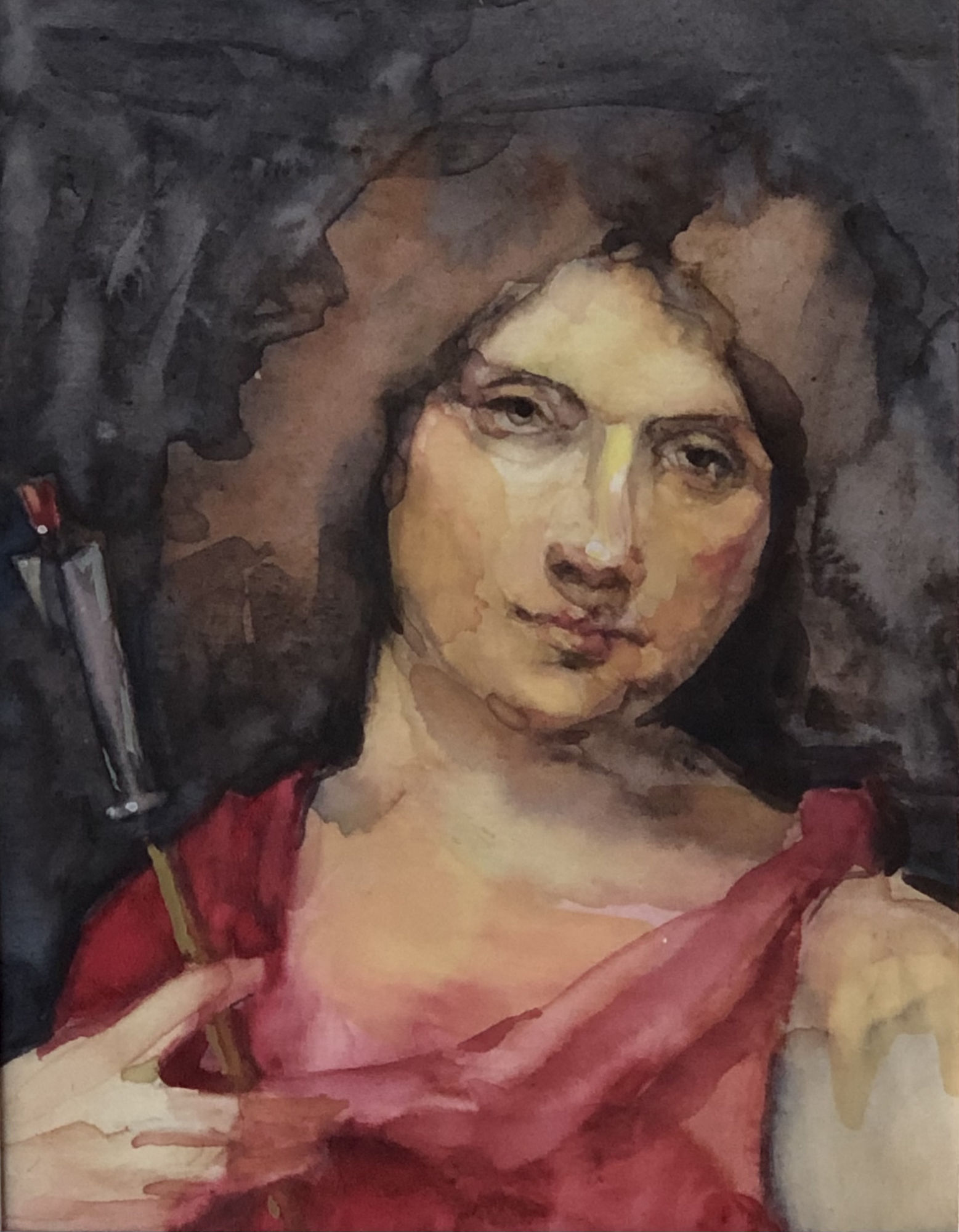 Carol Ivey, After Giorgione II, Boy with an Arrow, 2006