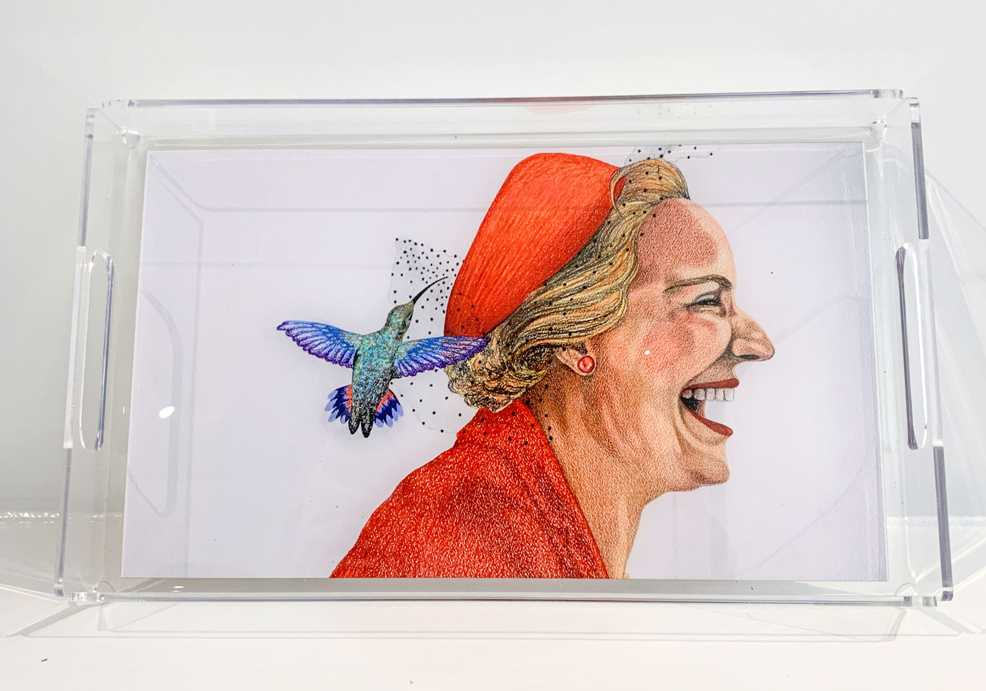 The Nancy Lamb Shop, Small Acrylic Tray | Lady Bird