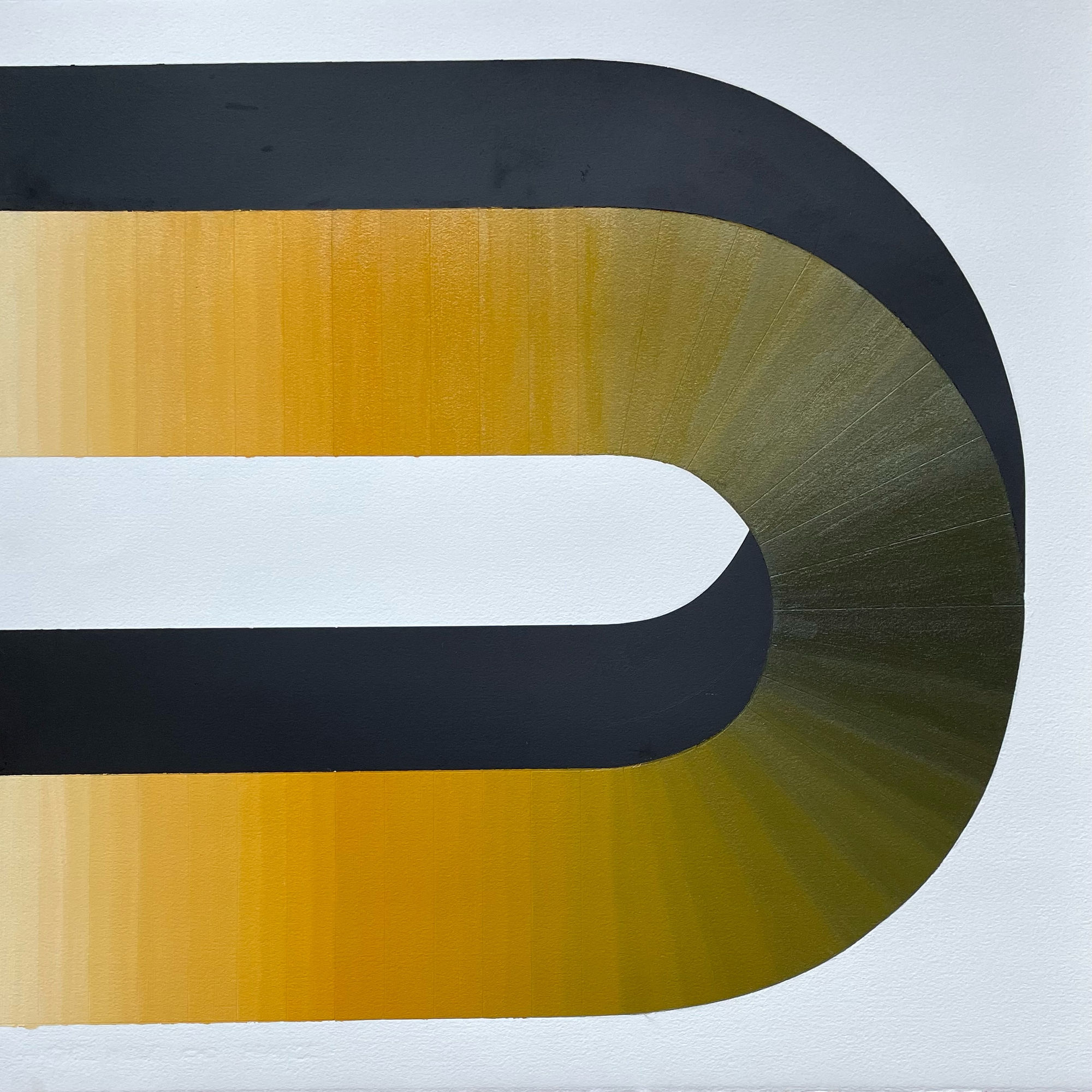 Stella Alesi, The Shape- Yellow Ochre, 2022