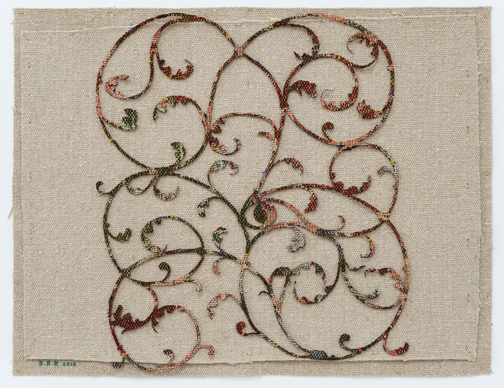 毕蓉蓉 Bi Rongrong, 纹样XII——窗——拼贴3 Pattern XII——The Window——Collage 3, 2018