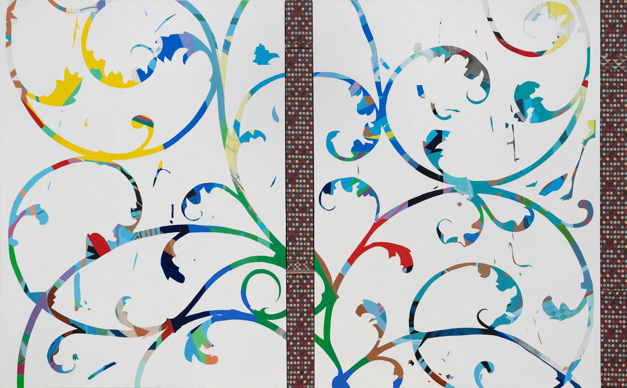 毕蓉蓉 Bi Rongrong, 纹样XII——窗——绘画1 Pattern XII——The Window——Painting 1, 2018