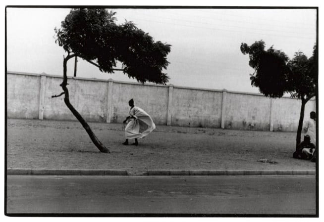 Ming Smith, Dakar Roadside with Figures (Senegal), 1972