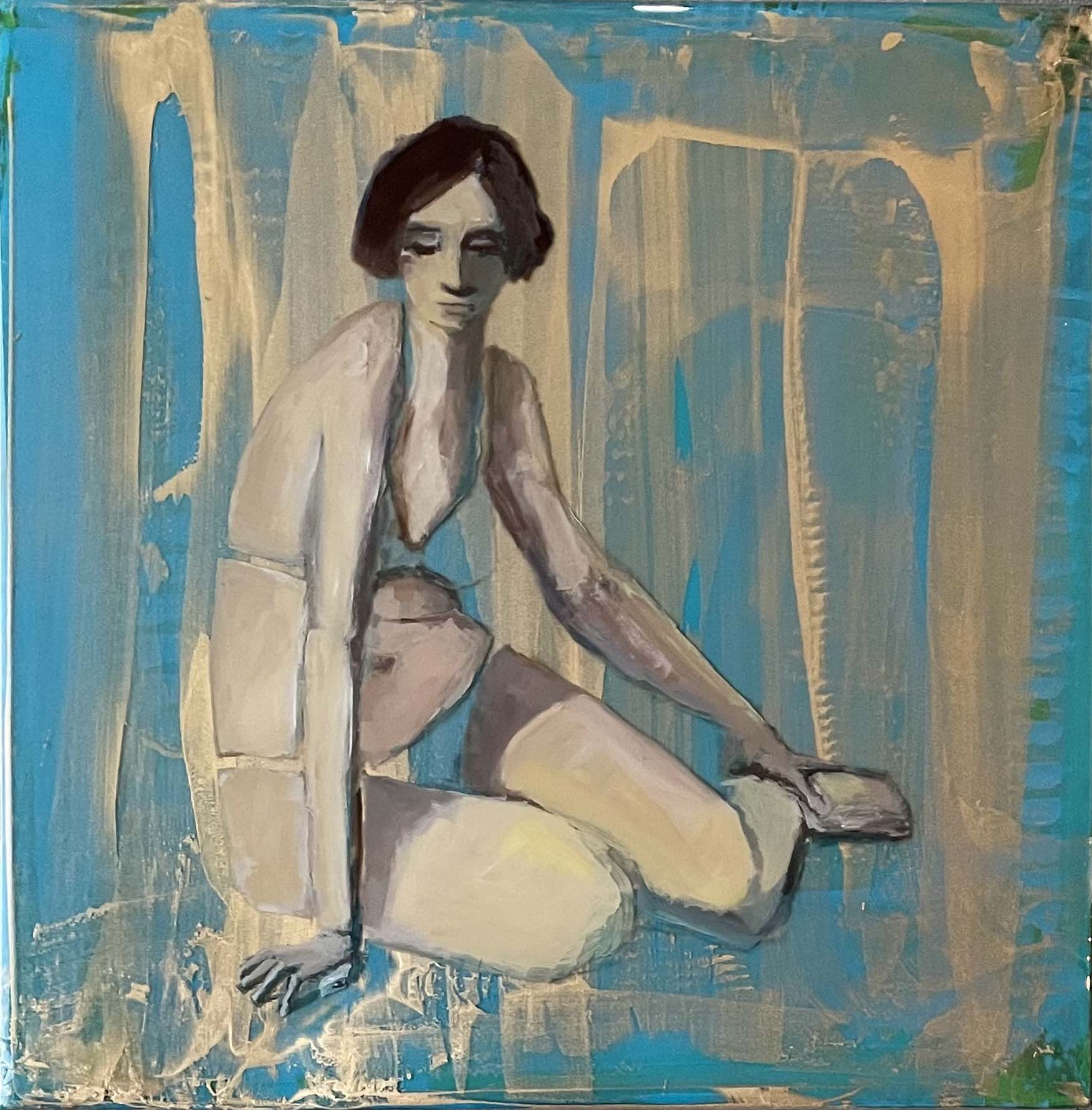 Carolina Convers, Turquoise and Gold Castaway, 2021