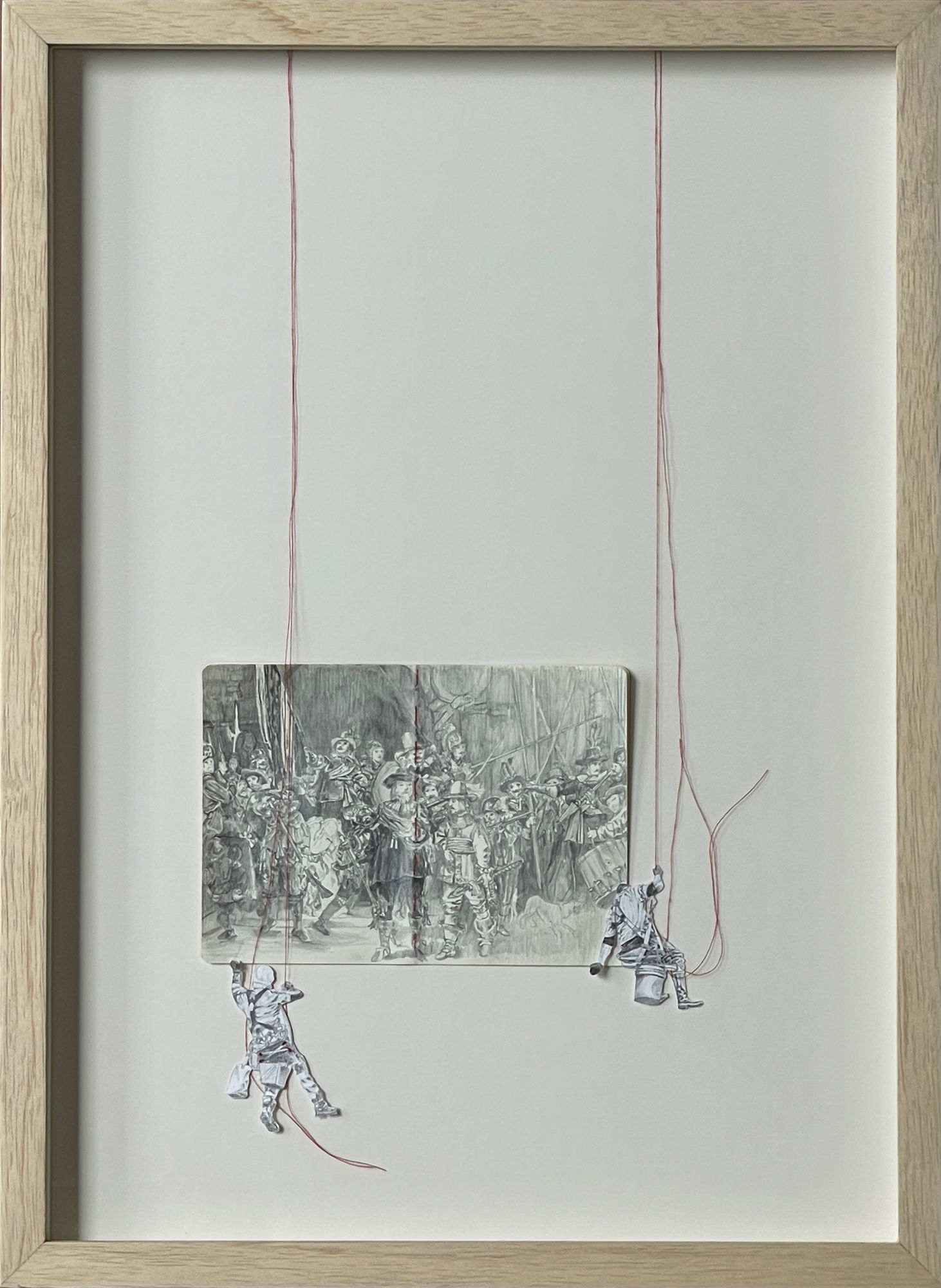 Carlos Alarcon, Tensions 4 (Rembrandt), 2023