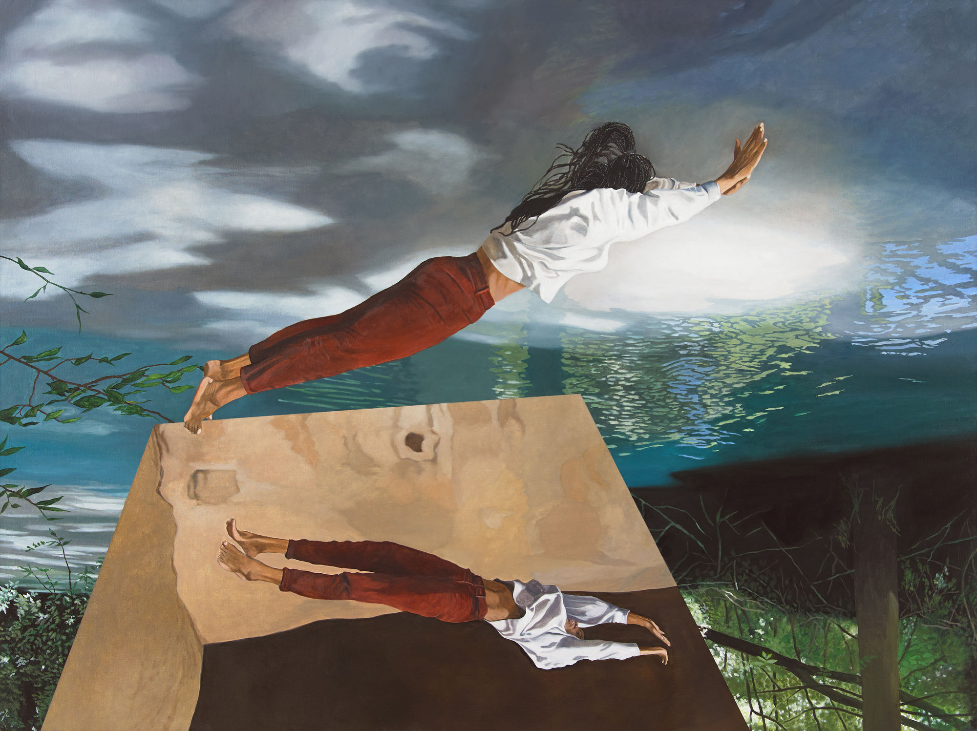 Martin Schnur, Überwindung des Raumes #1, 2021