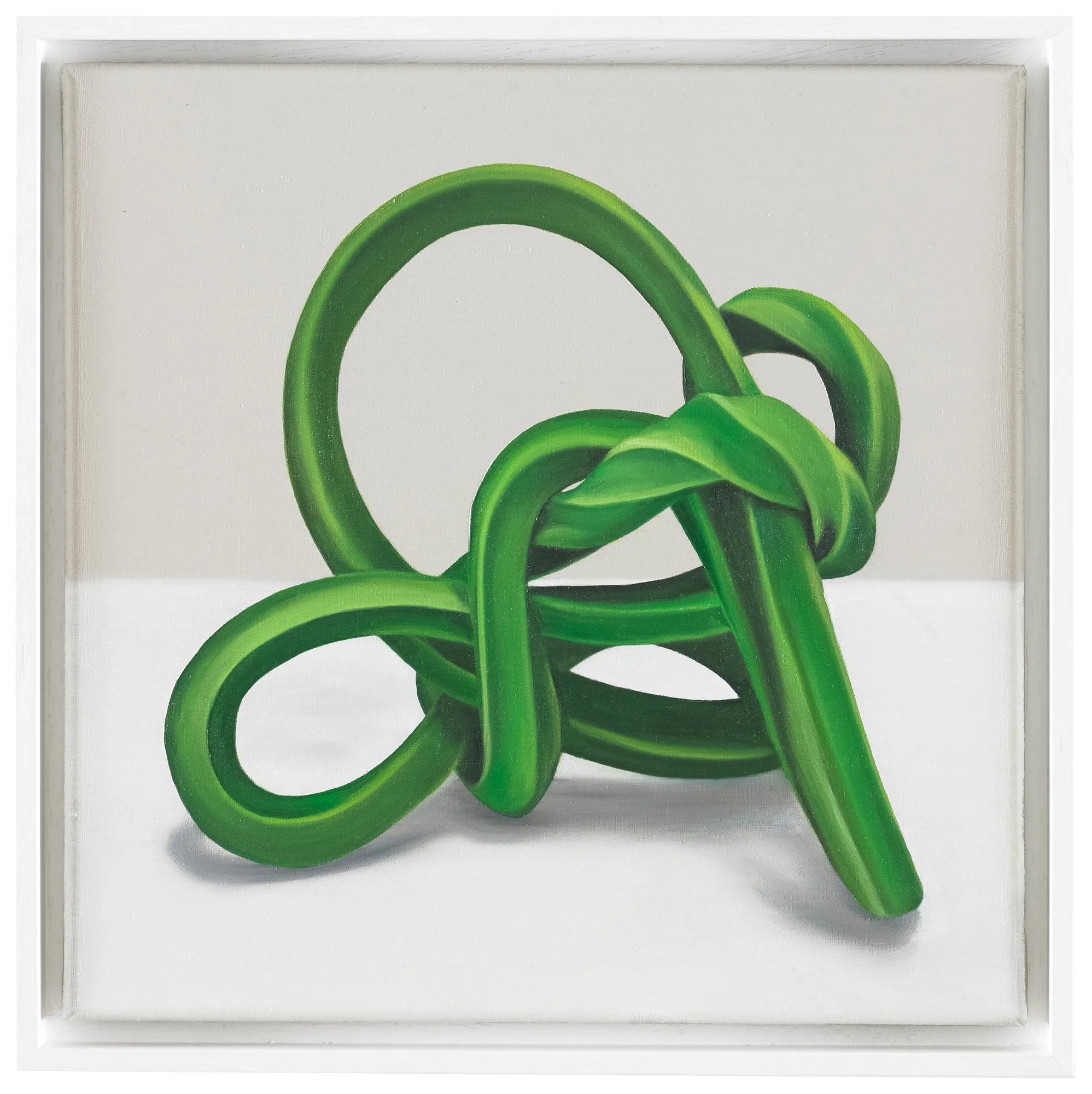 Karen Holländer, Elastische Variation #9 (hellgrün), 2021