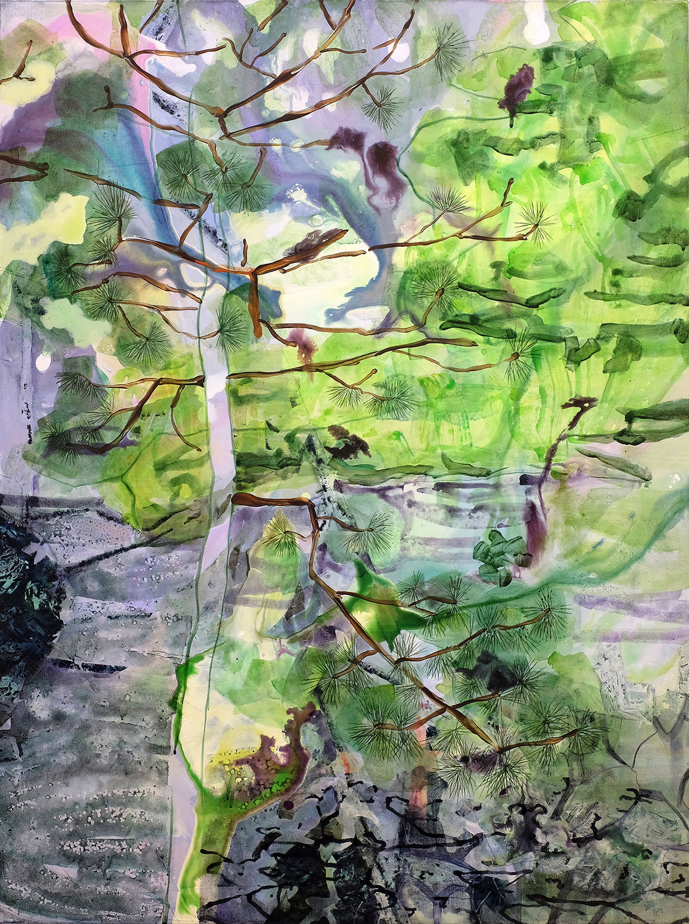 Elizabeth Thun, Tall framför vatten I, 2020