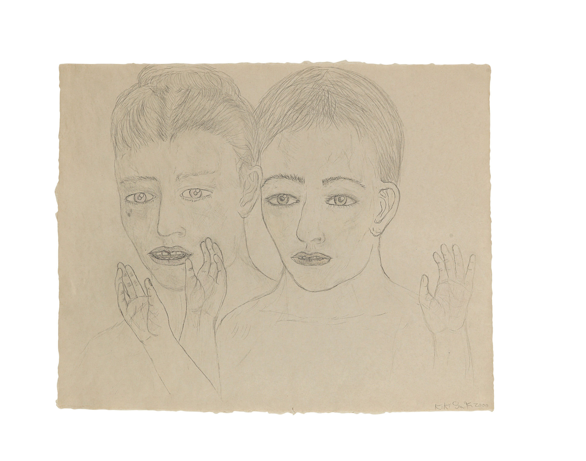 Kiki Smith, Whisper Drawing #1, 2000