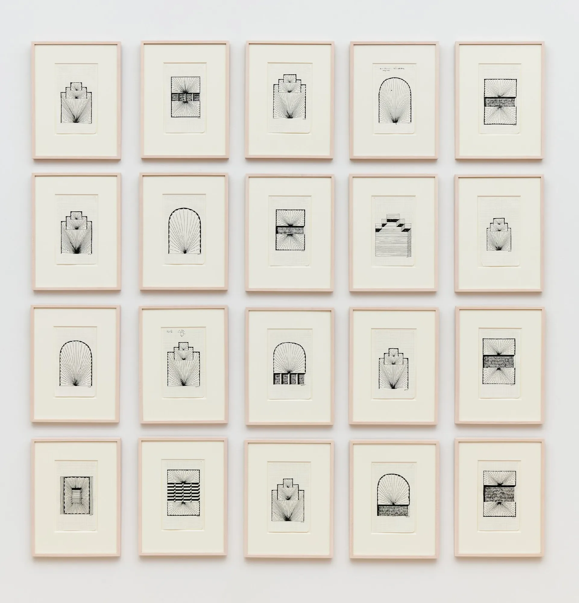 Matt Kleberg, Untitled (studies for fans), 2022