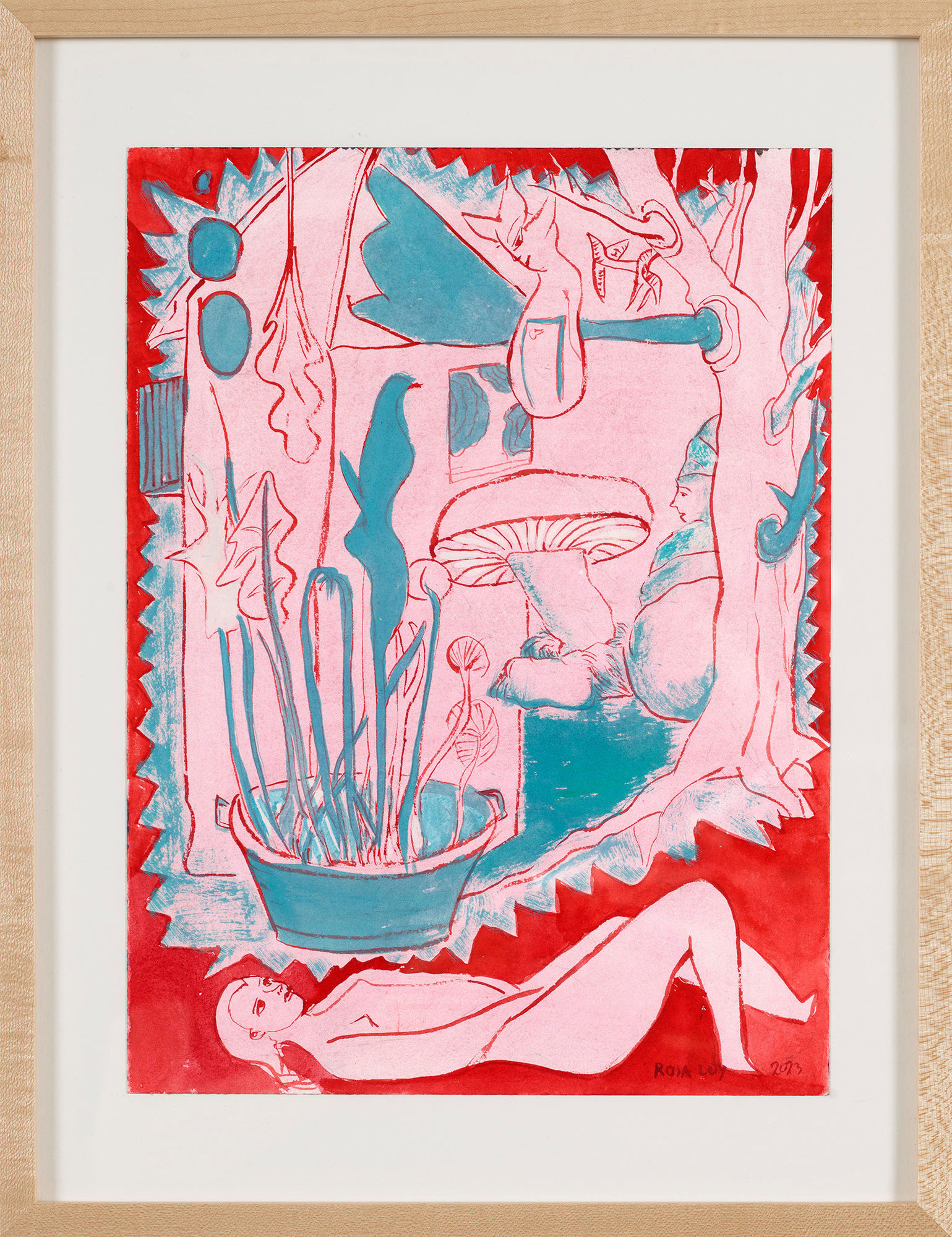 Rosa Loy, Dreamy (Träumchen), 2023