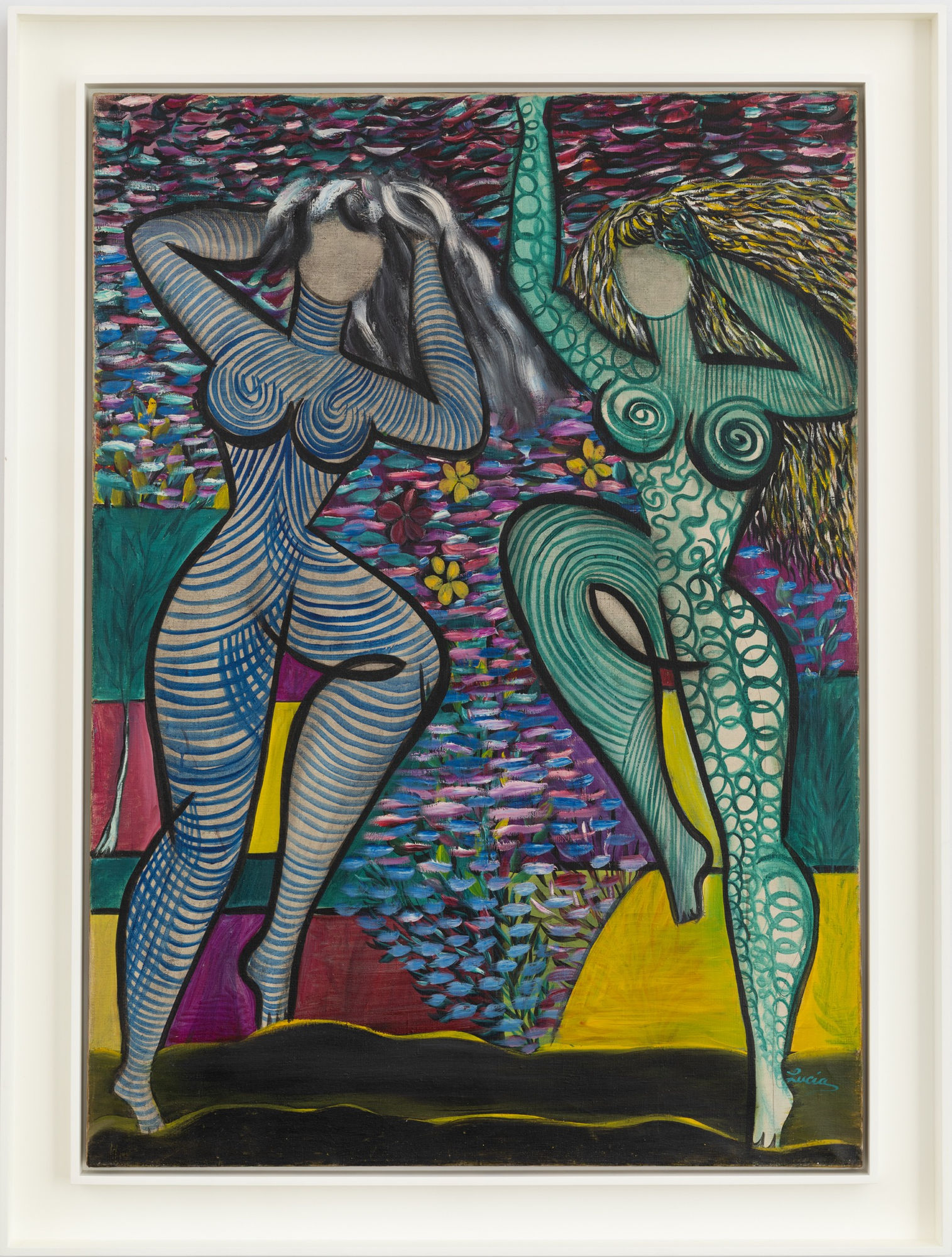 Lucia Wilcox, Two Figures, 1944