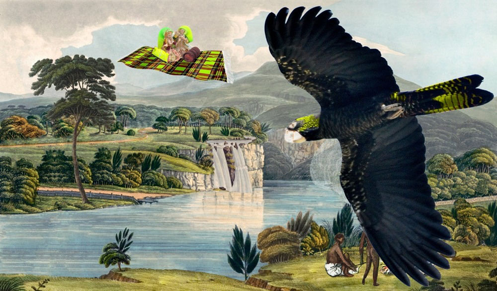 Joan Ross, BBQ This Sunday (flight paths), 2011