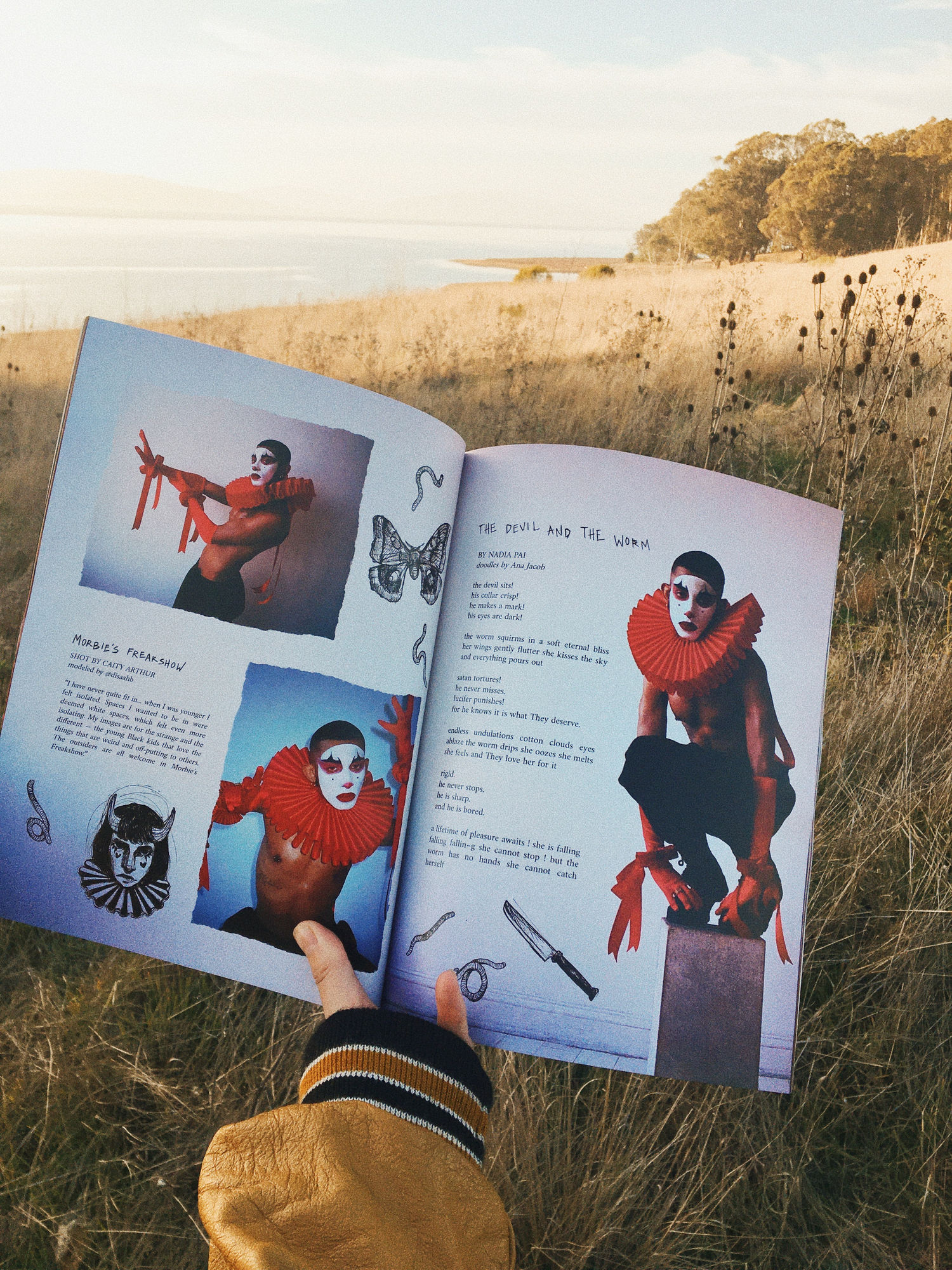 Macey Keung, Issue Two Spread Devil and Worm