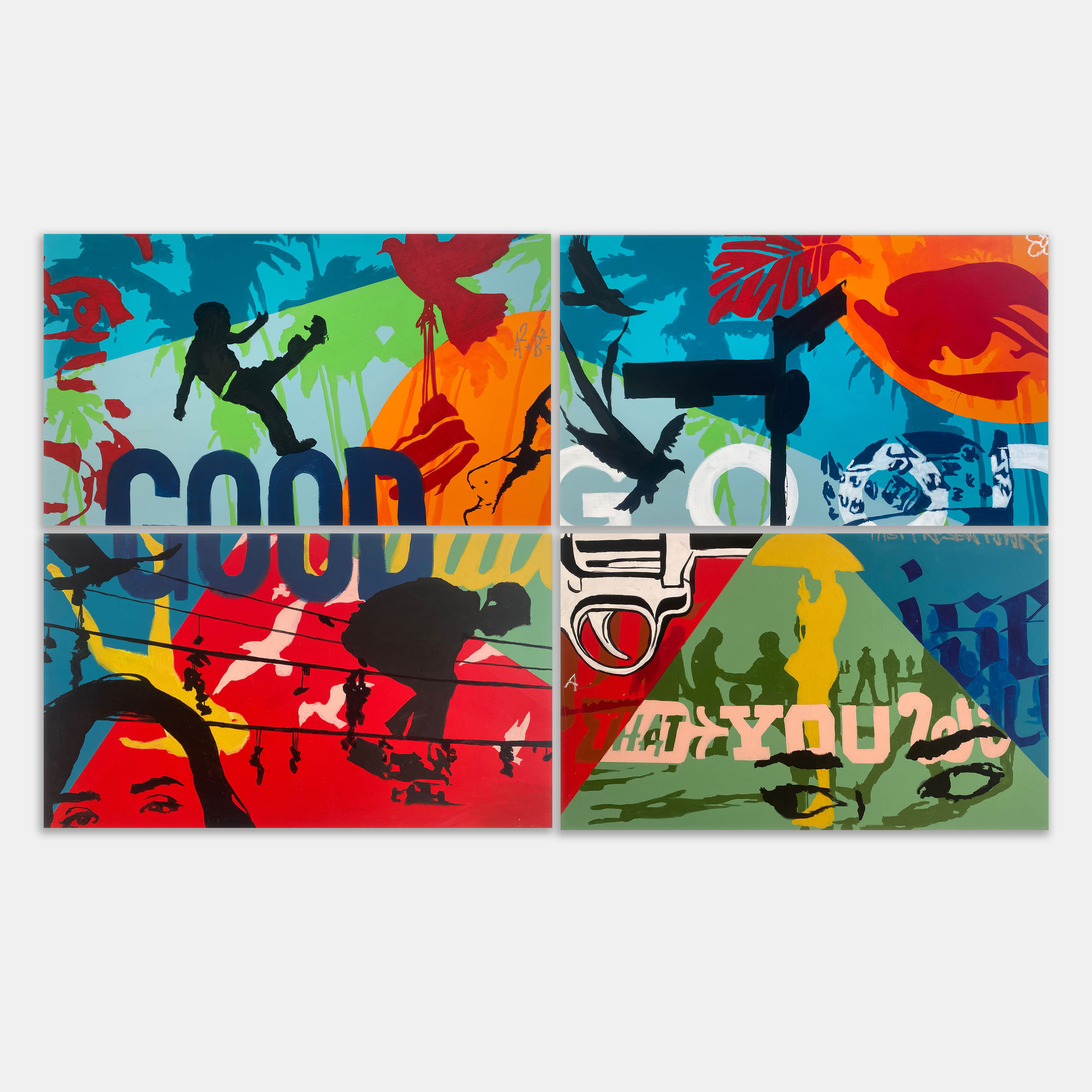 Tony Concep, 4 Panel Collage